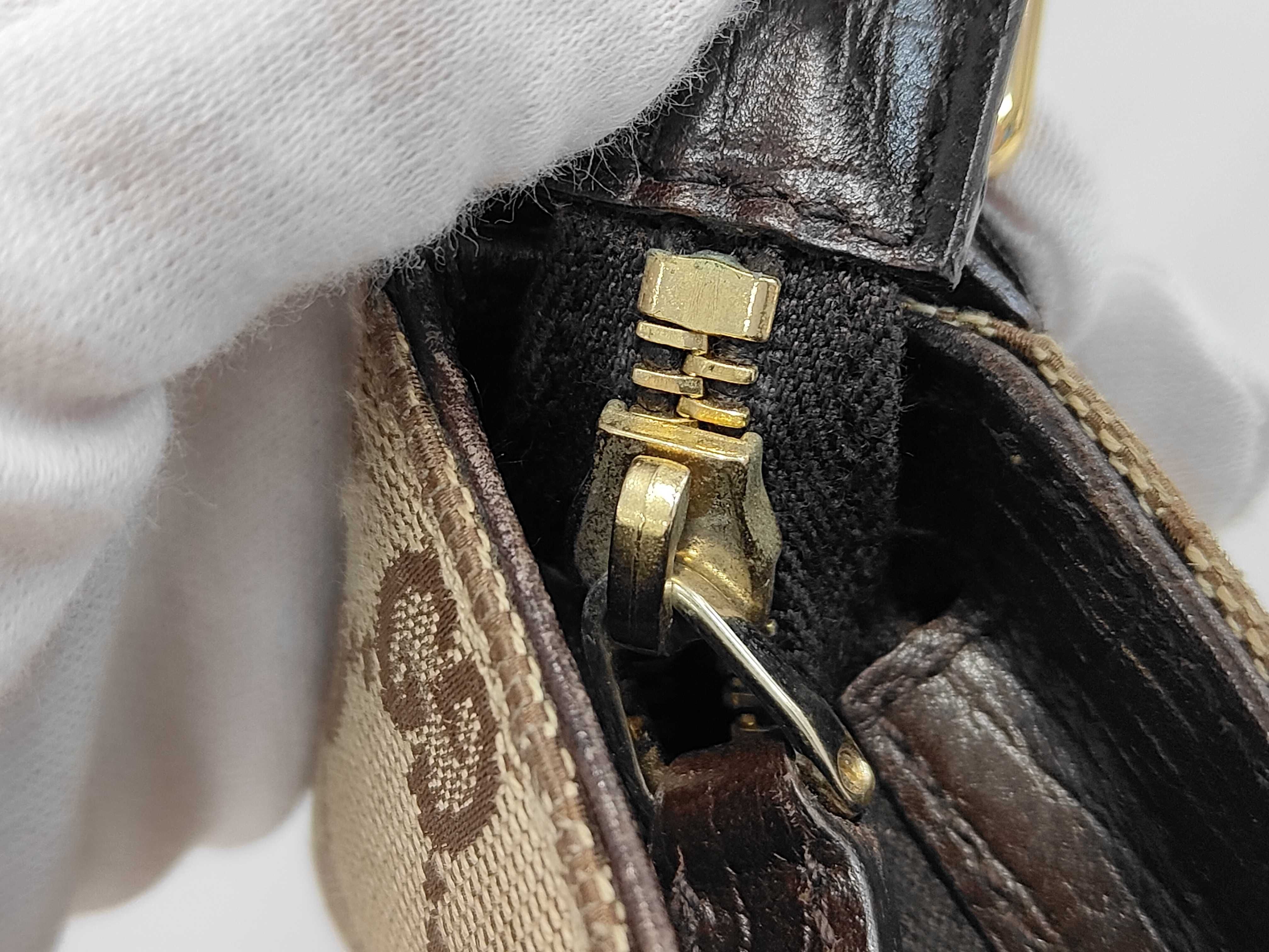 Horsebit Canvas Shoulder Bag — view 10