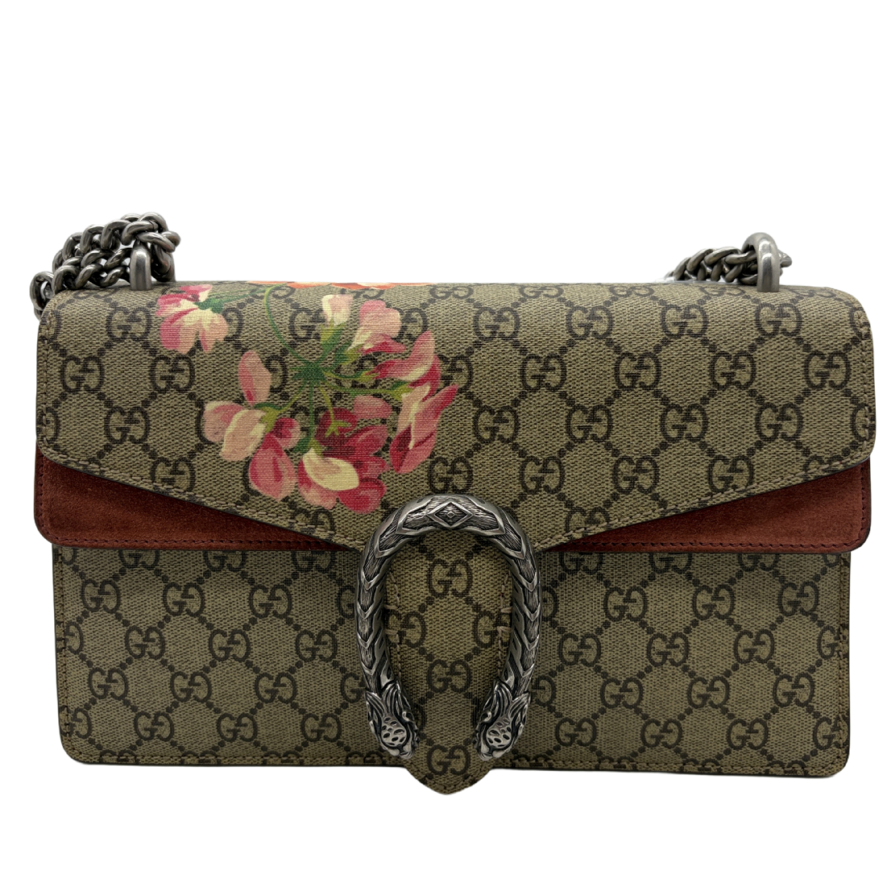 GG Supreme Floral Dionysus Chain Shoulder Bag