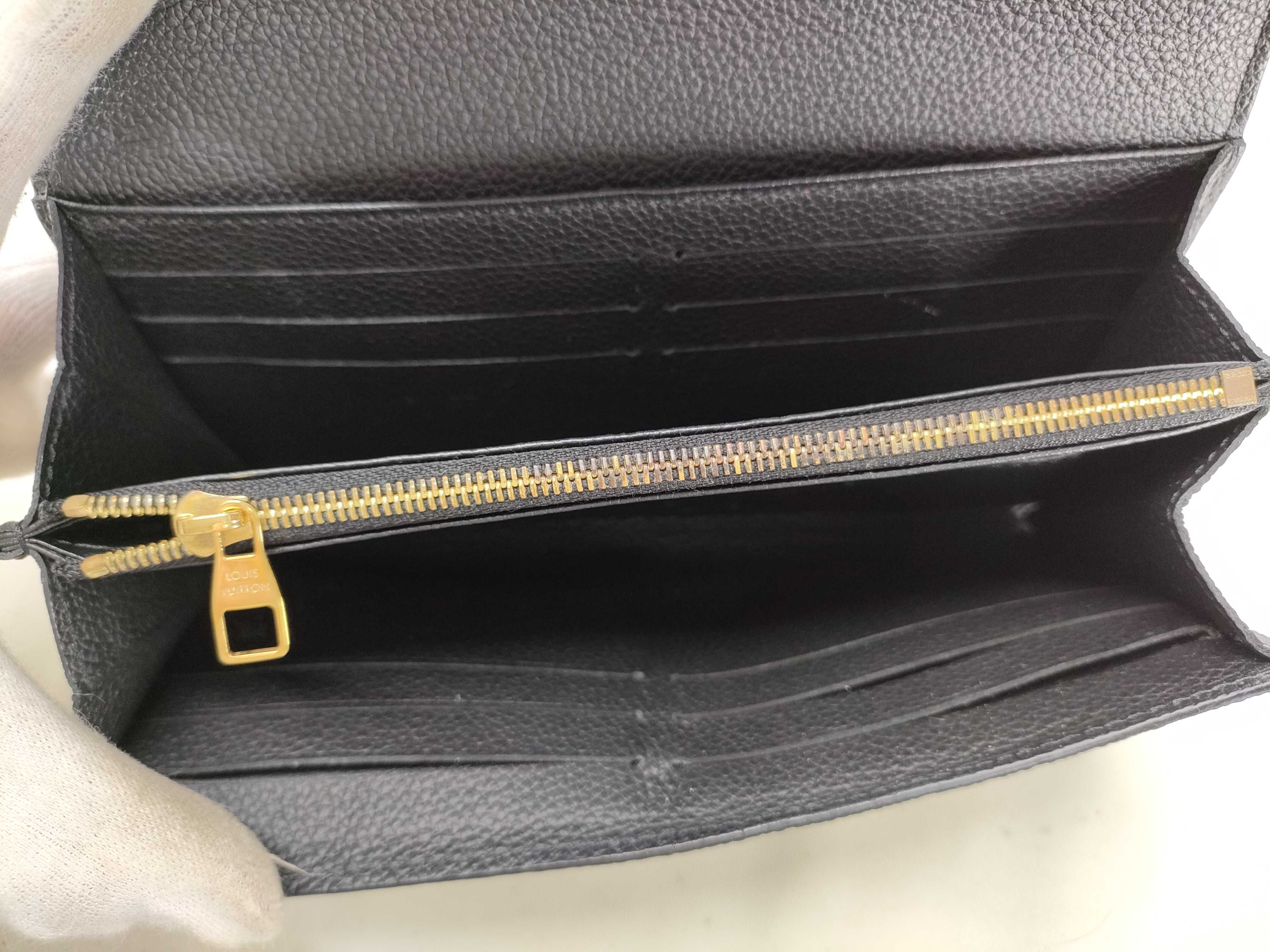 Monogram Empreinte Louis Vuitton Portefeuille Sarah Empreinte Wallet — view 10