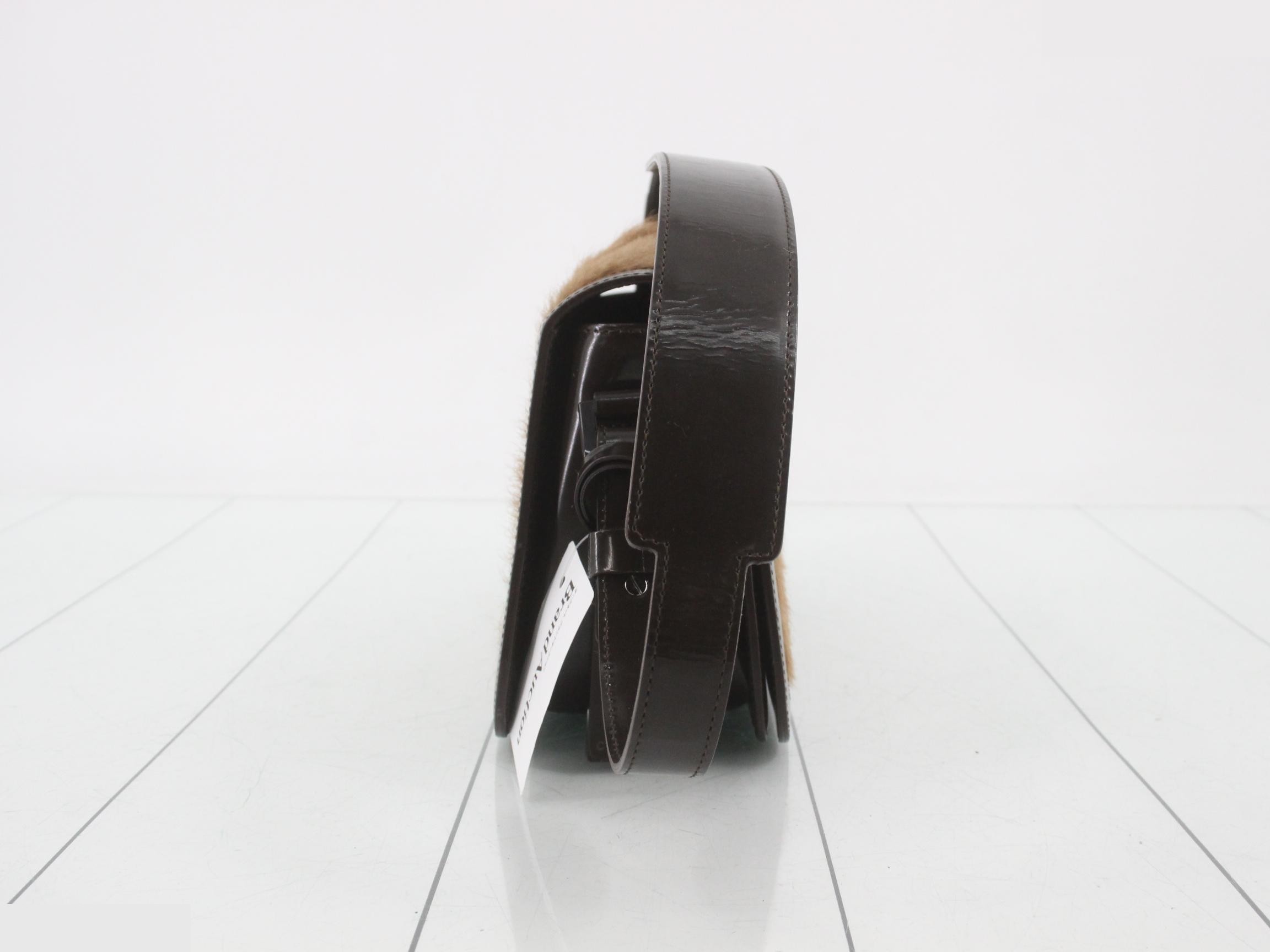 fur shoulder bag — view 3