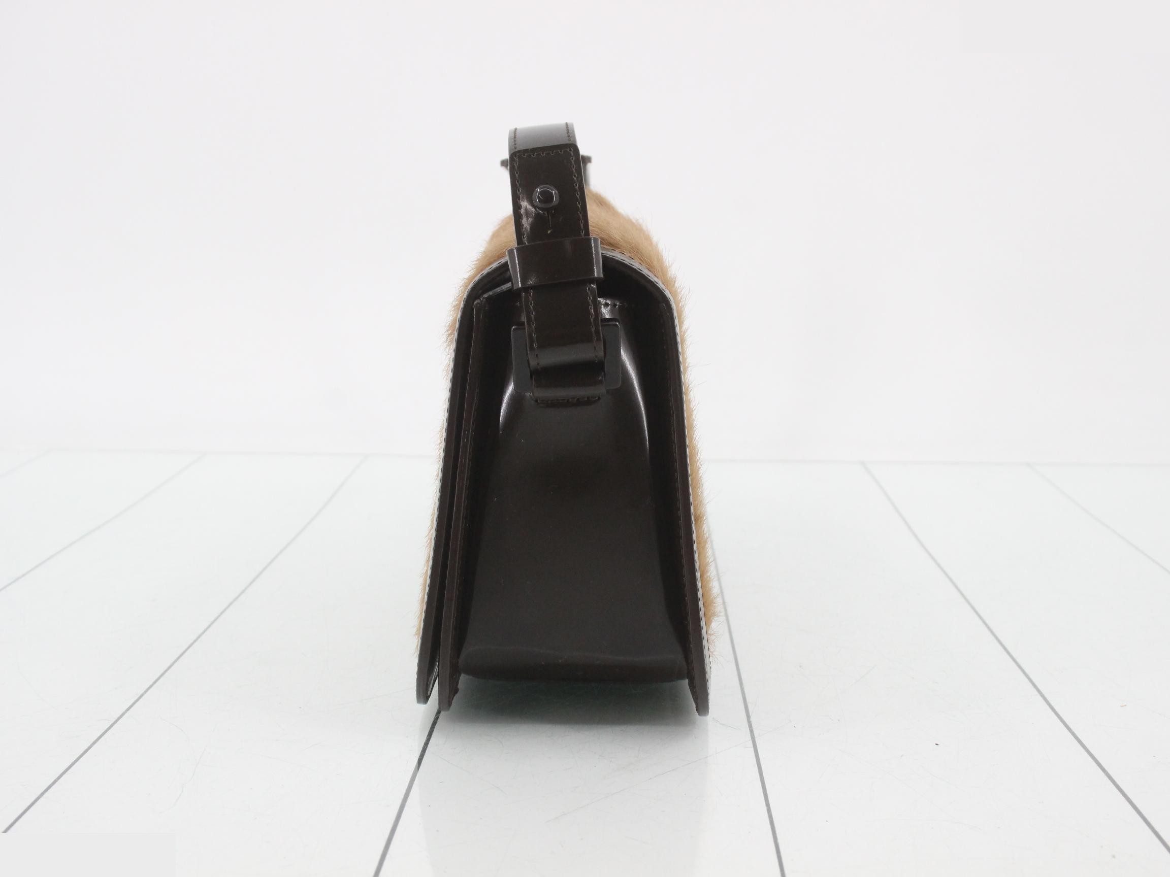 fur shoulder bag — view 4