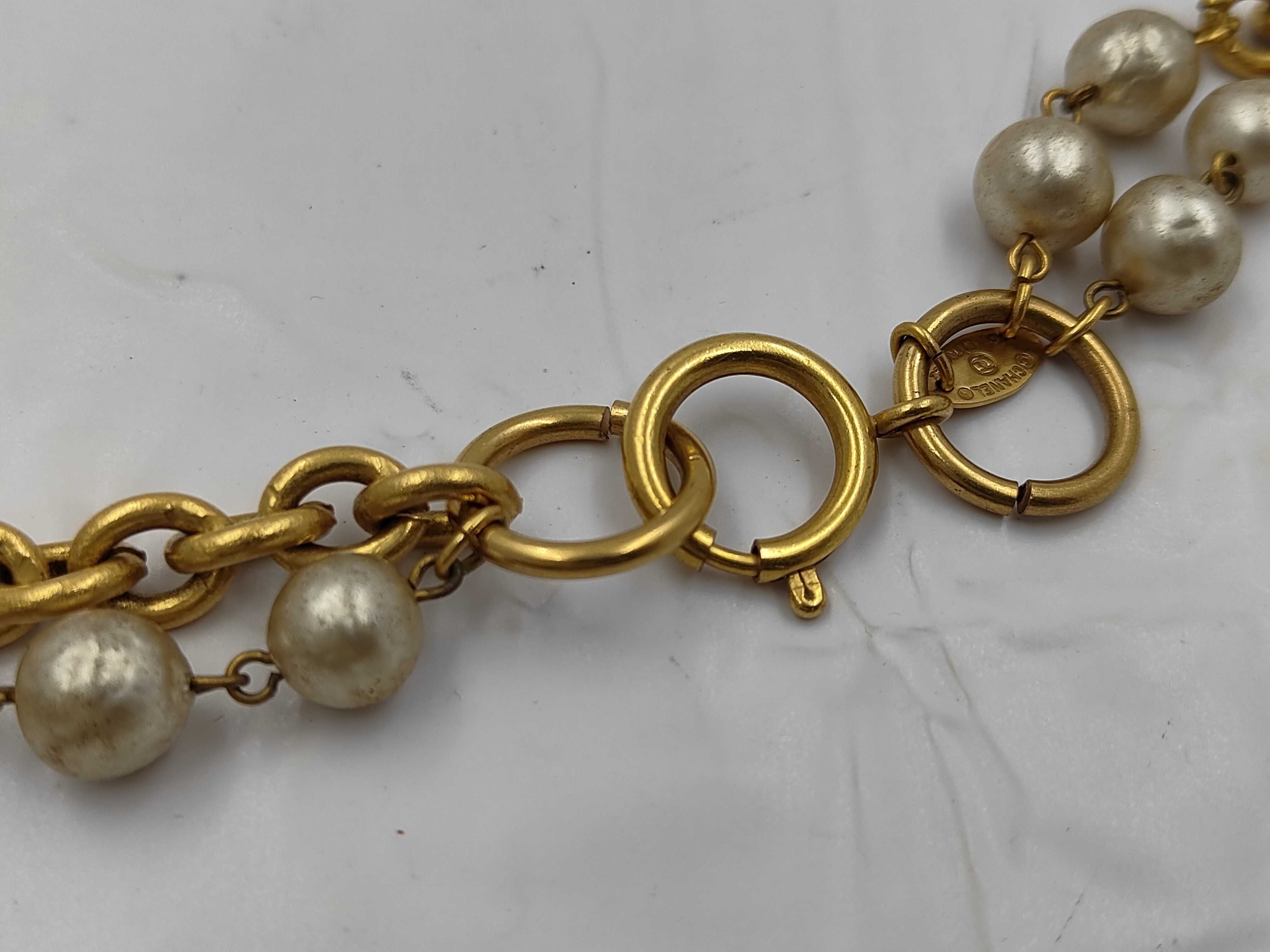 Pearl Long Chain Necklace — view 4