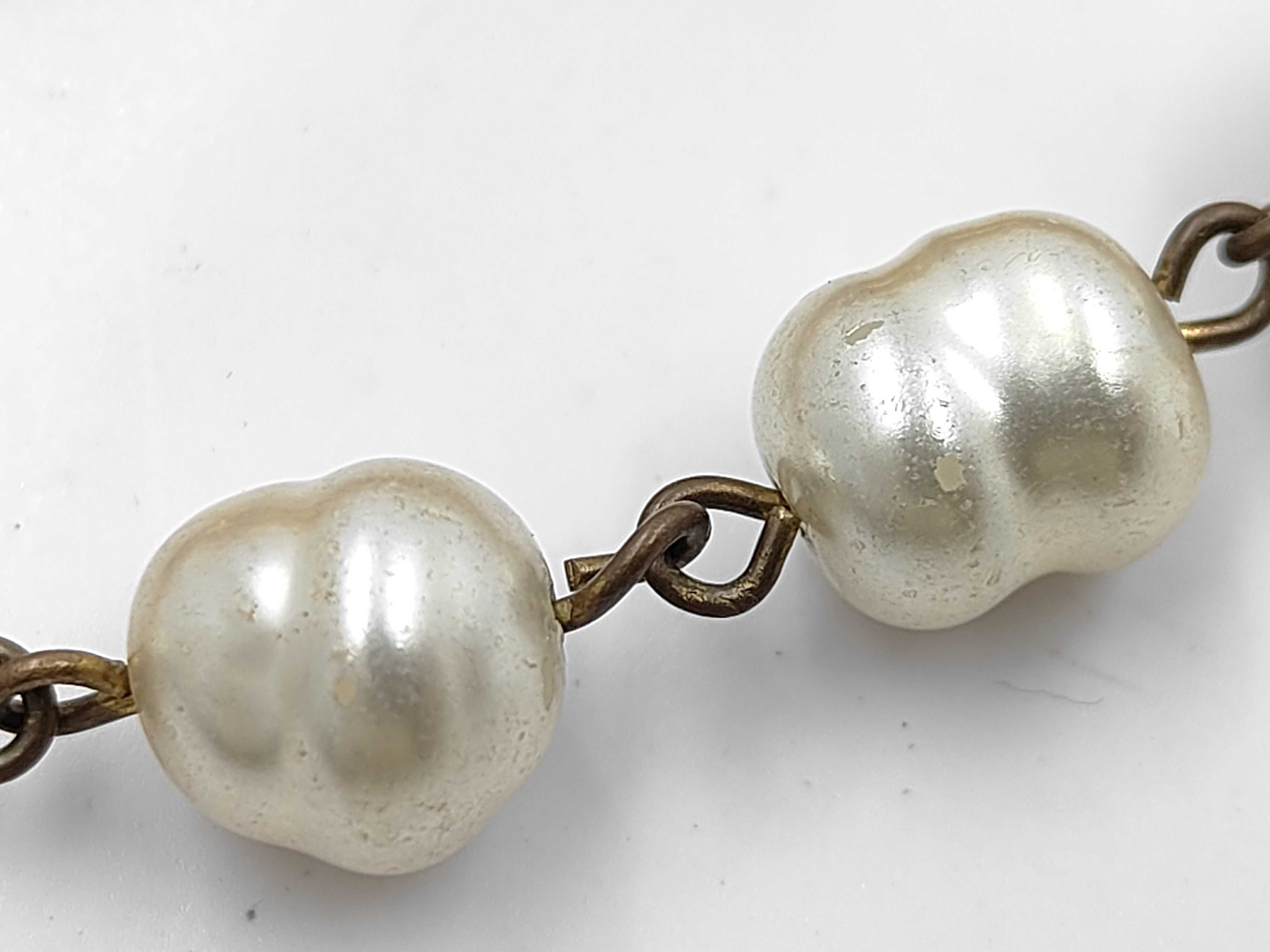 Pearl Long Chain Necklace — view 8
