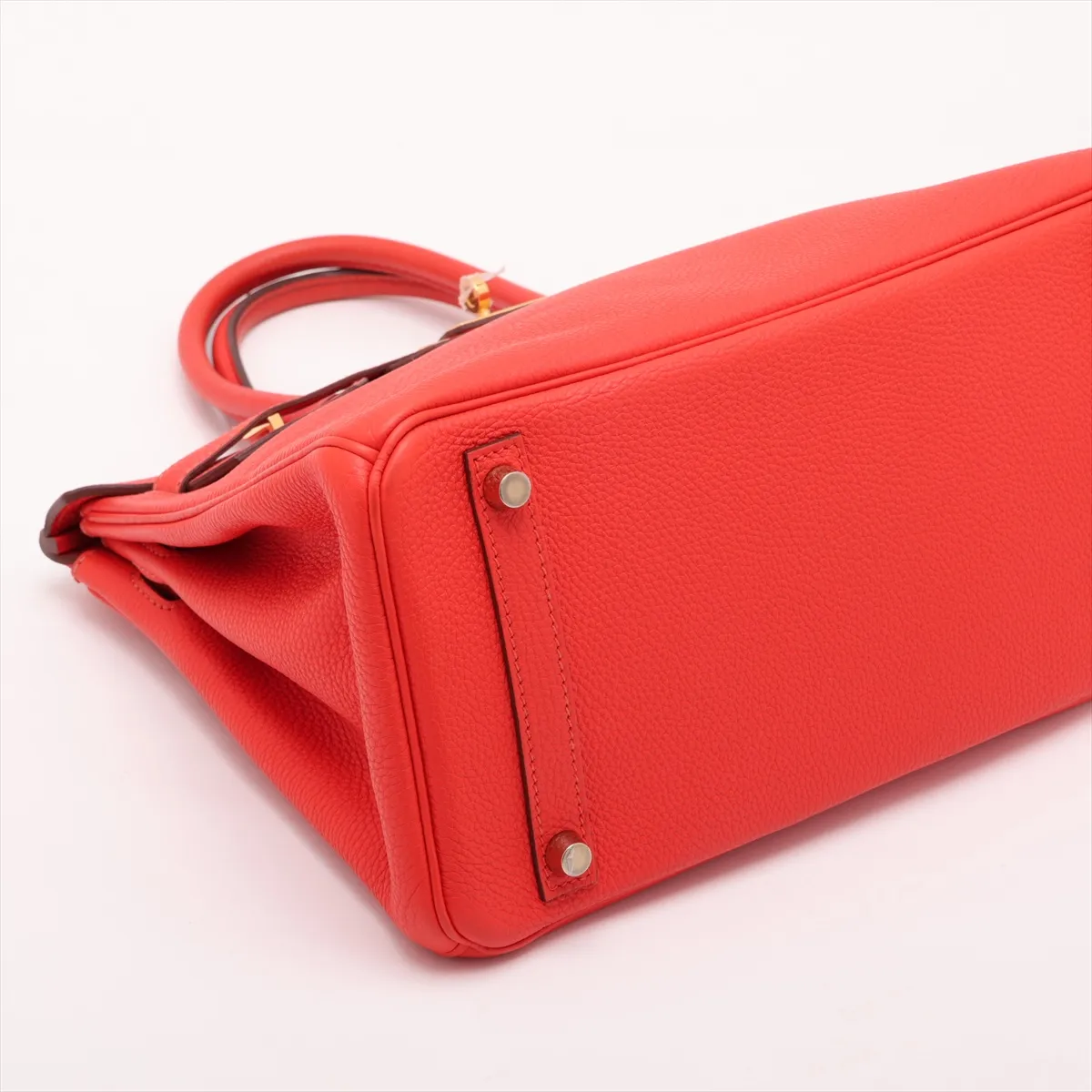 [Individually packaged] Hermes Birkin 30 Retourne Togo Rose Jaipur Gold Hardware P:2012 — view 4