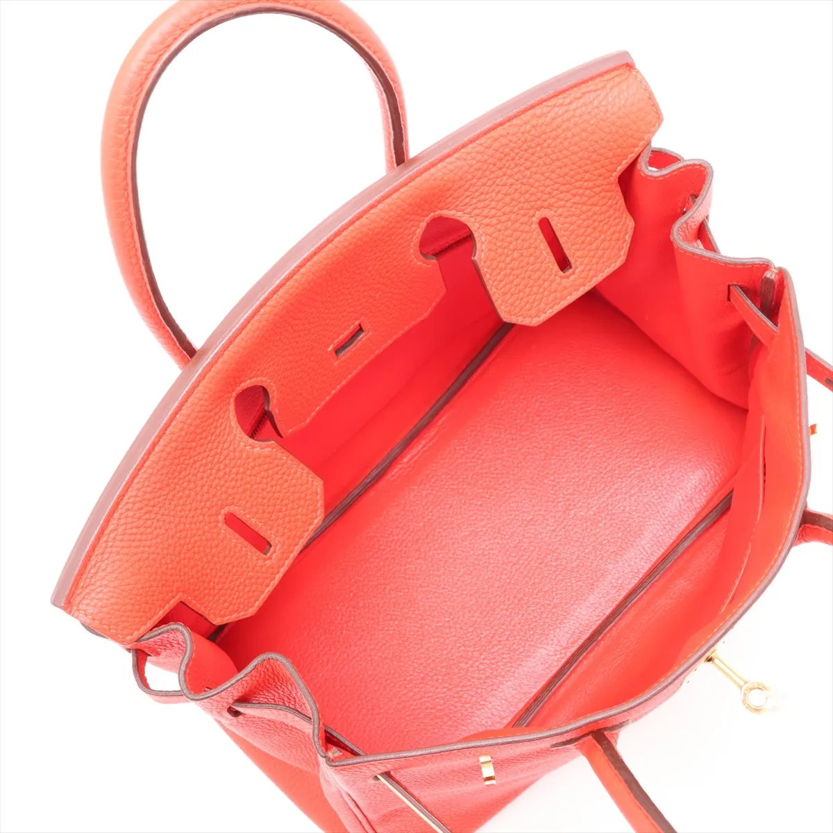 [Individually packaged] Hermes Birkin 30 Retourne Togo Rose Jaipur Gold Hardware P:2012 — view 7