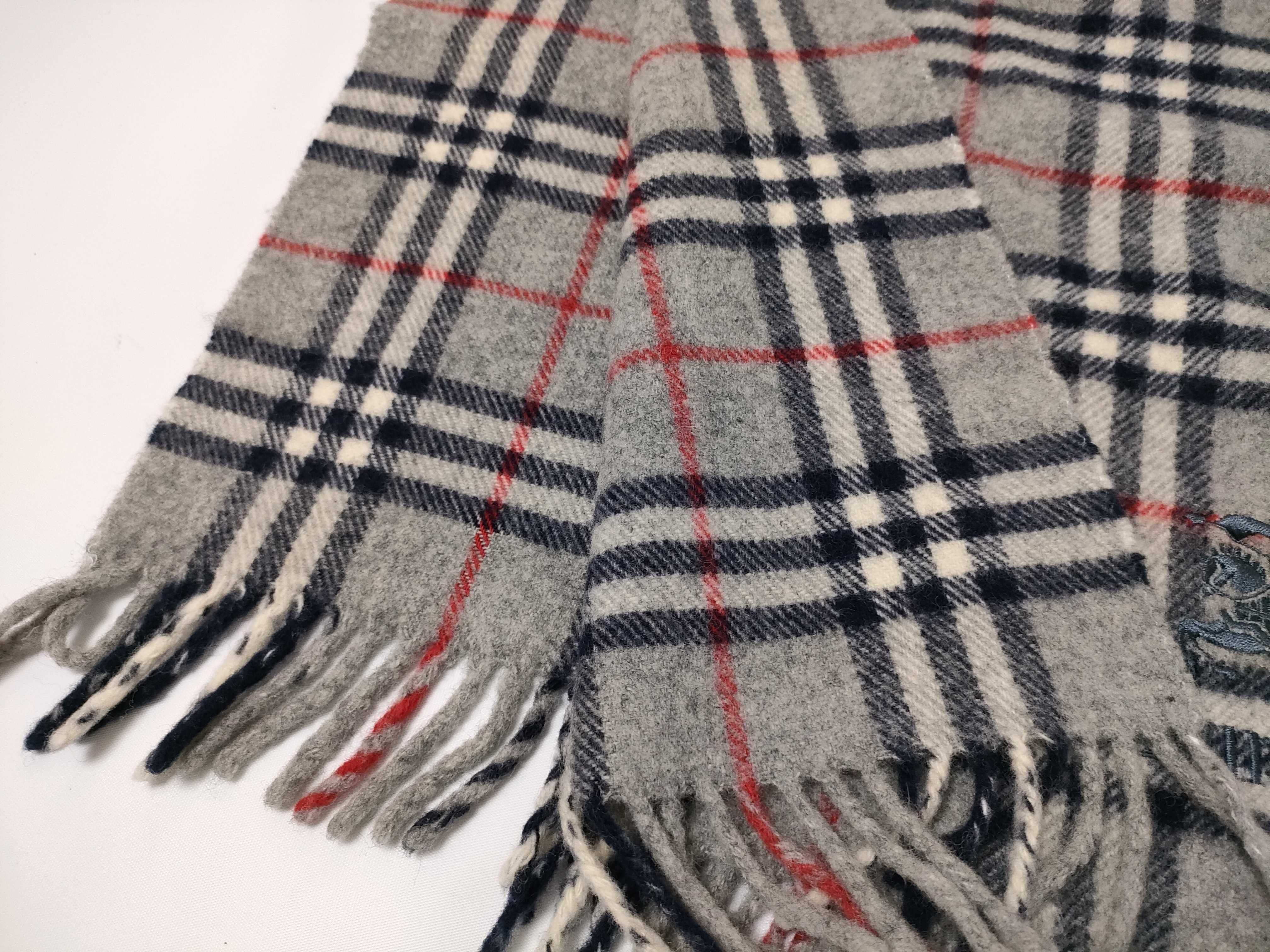 wool shawl/blanket in gray, other accessories. — view 5