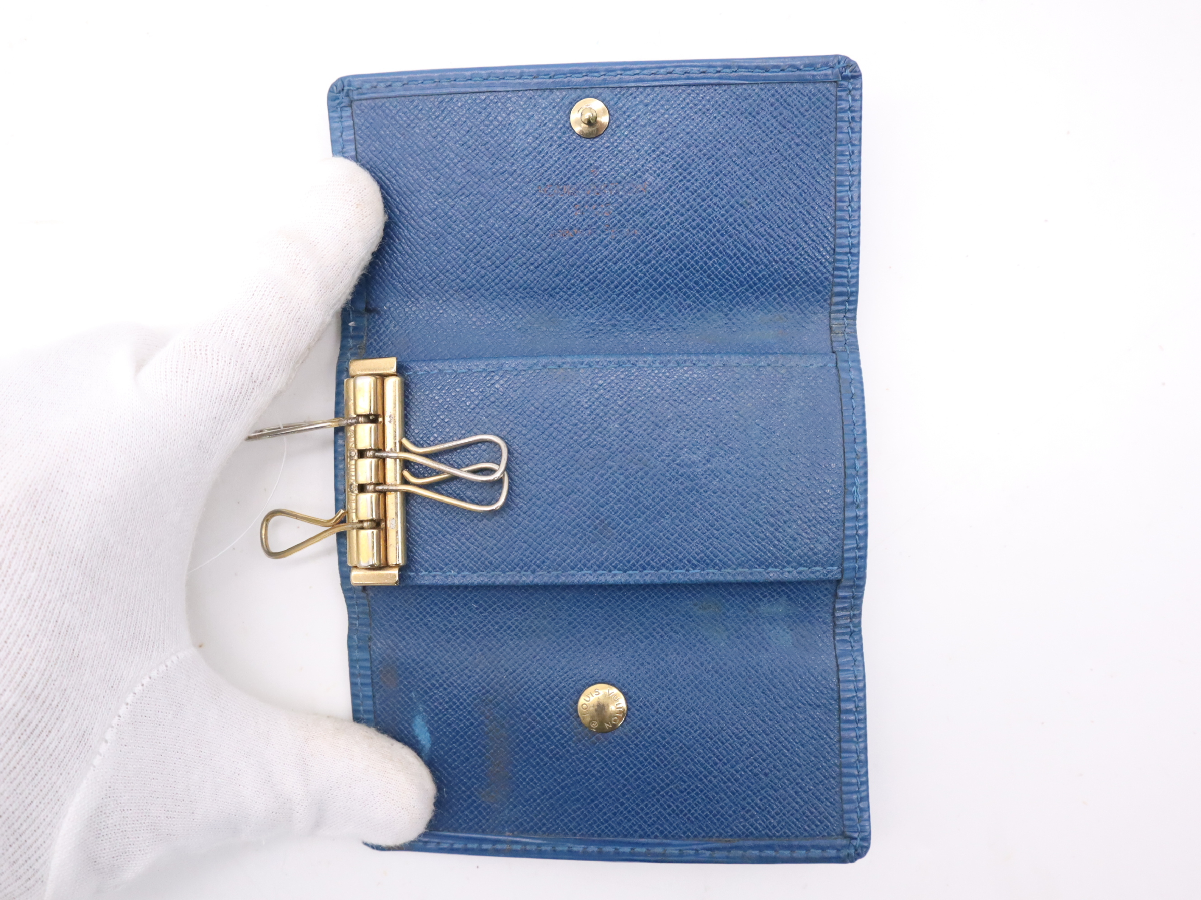 M63825 Epi Multicles 4 Toledo Blue Key Case — view 8