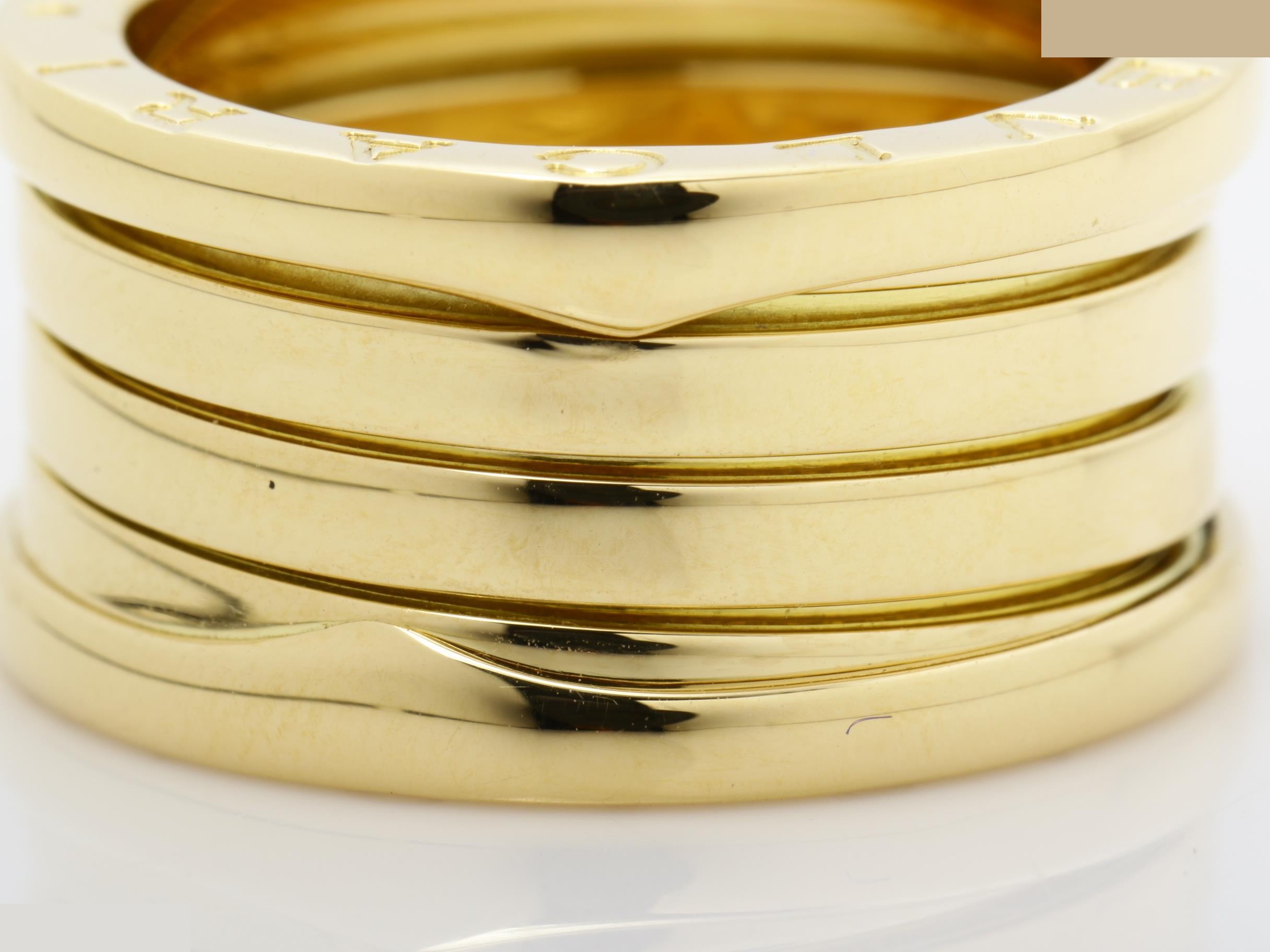 B.zero1 (precious metal) ring, 750PG, 9.5g, size #50 — view 2