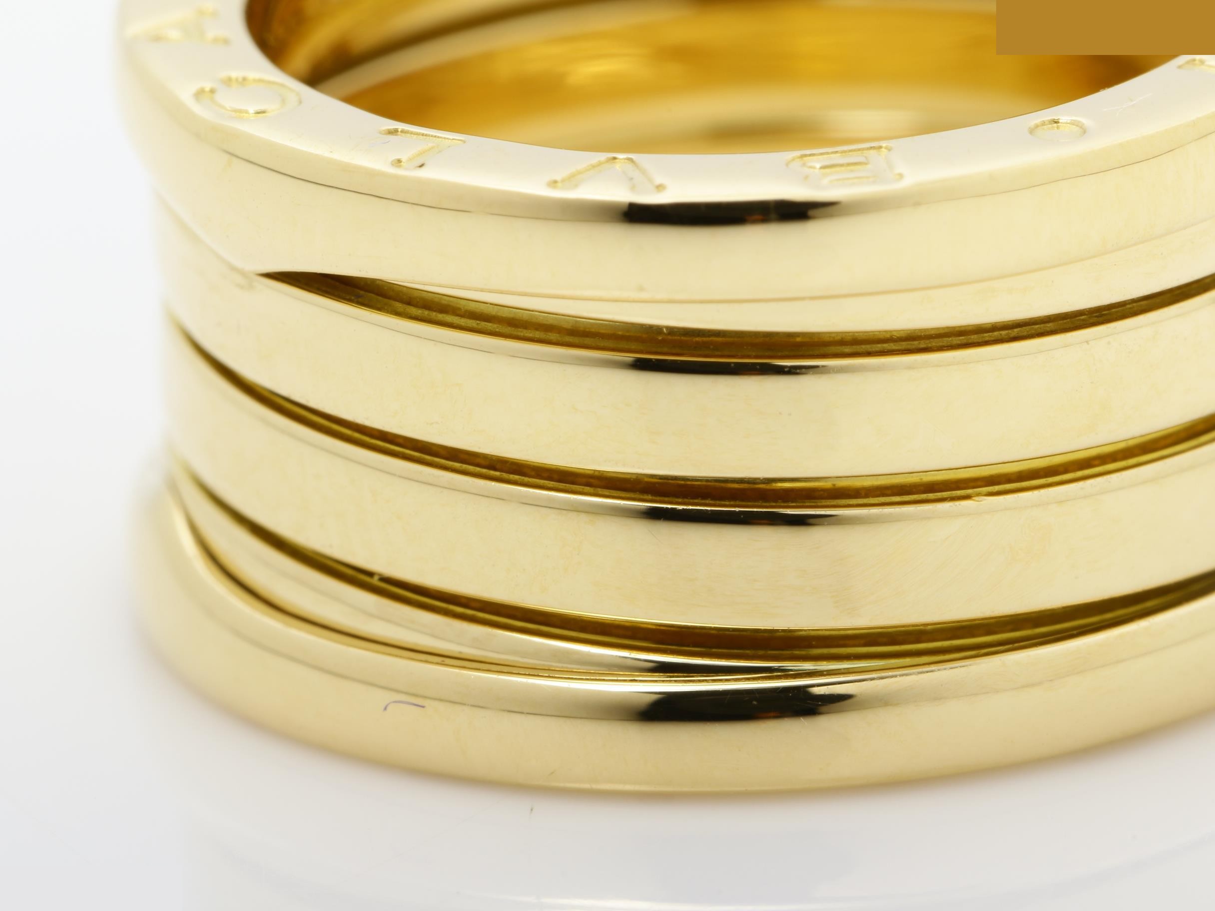 B.zero1 (precious metal) ring, 750PG, 9.5g, size #50 — view 3