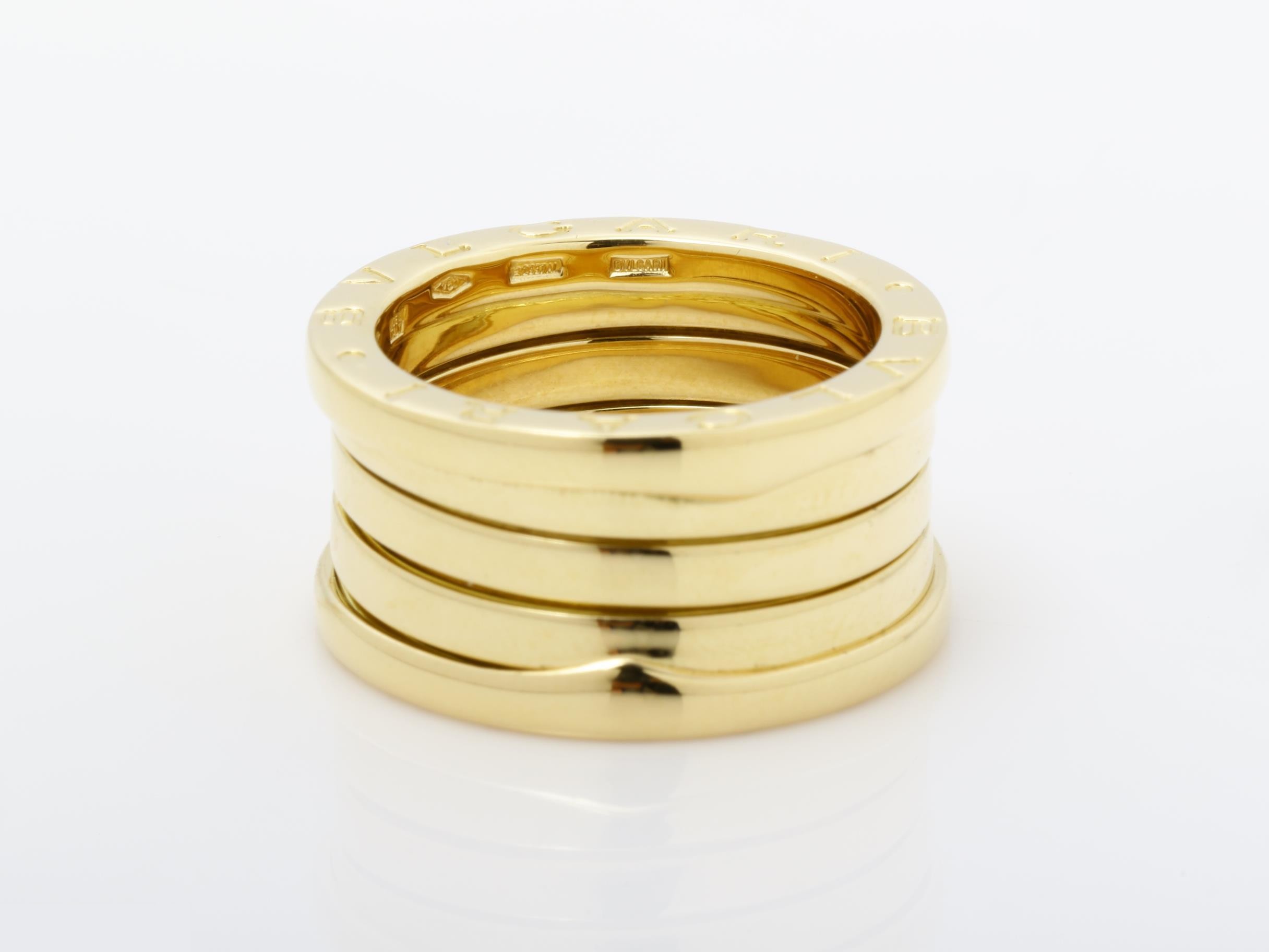B.zero1 (precious metal) ring, 750PG, 9.5g, size #50 — view 4
