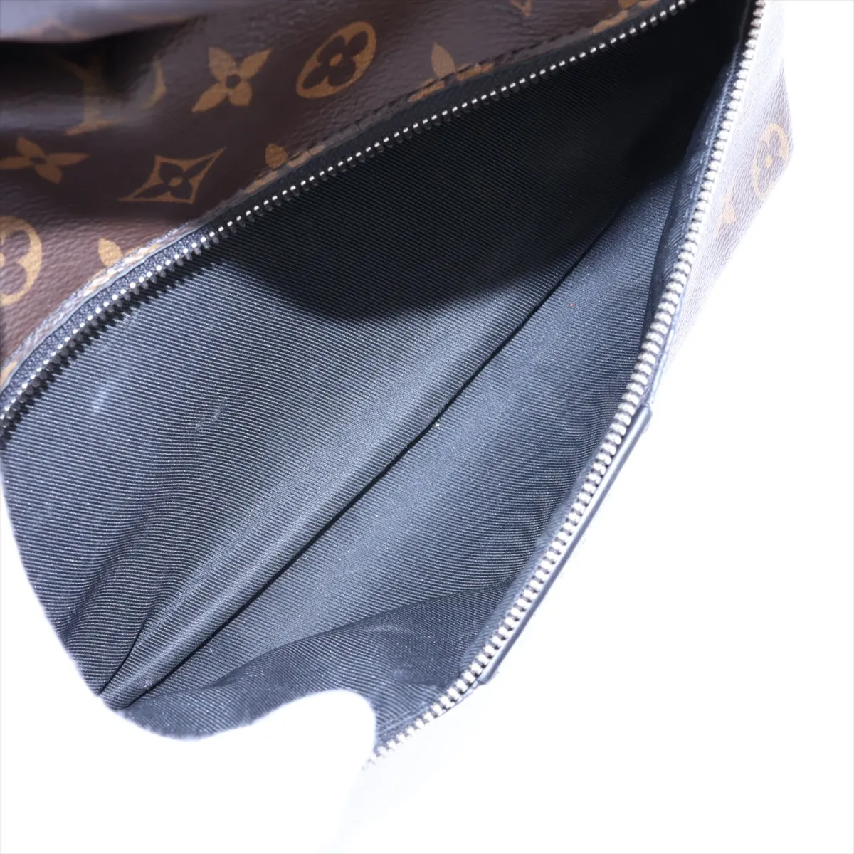 Monogram Macassar Discovery Backpack PM M46684 (Serial Number Unknown) Brown x Black — view 11