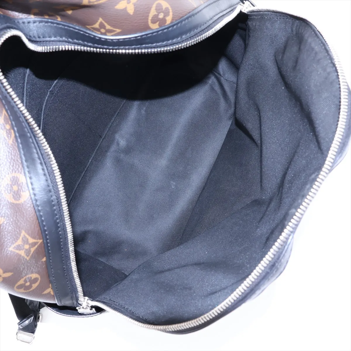 Monogram Macassar Discovery Backpack PM M46684 (Serial Number Unknown) Brown x Black — view 7