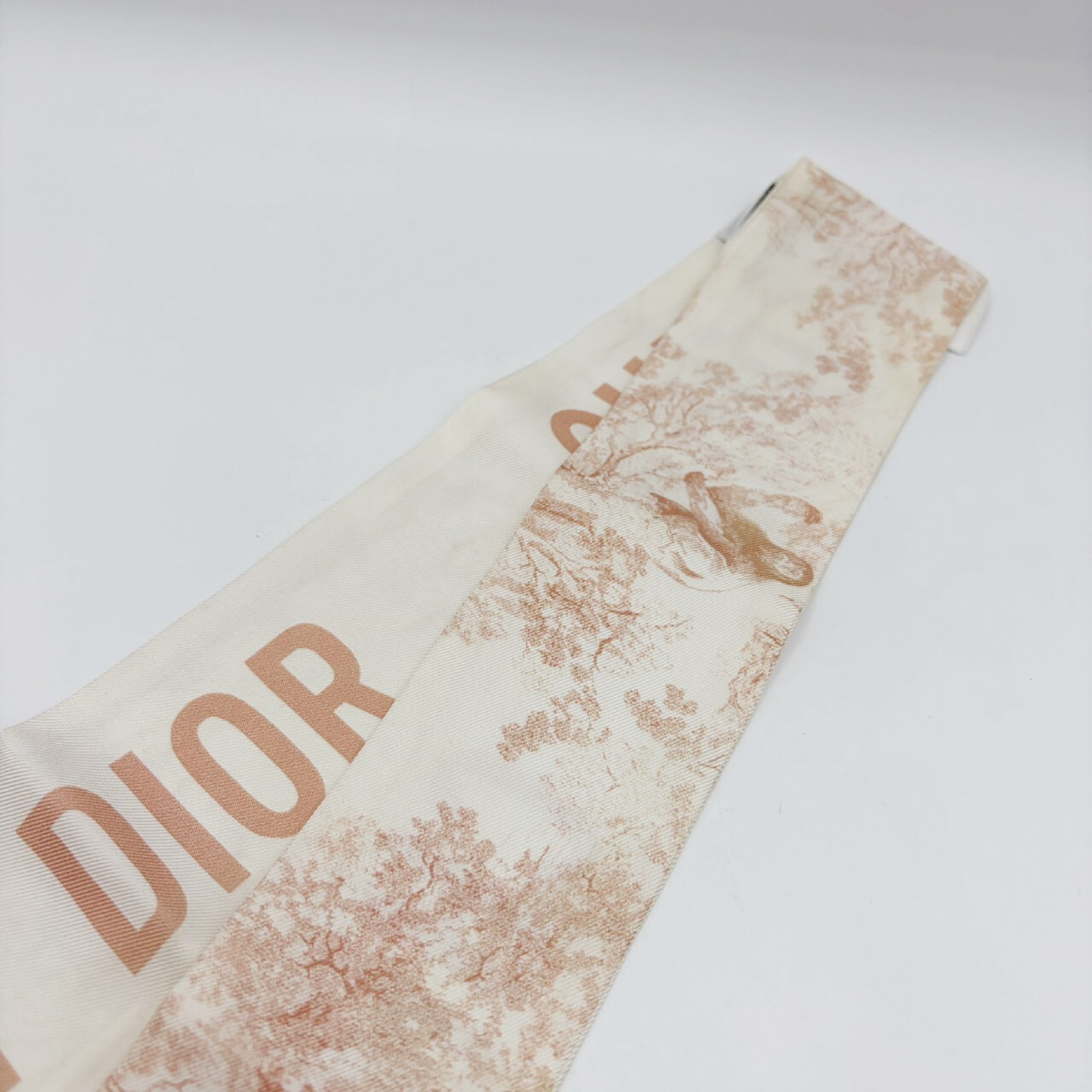 Mitzah scarf, Toile de Jouy pink belt — view 6
