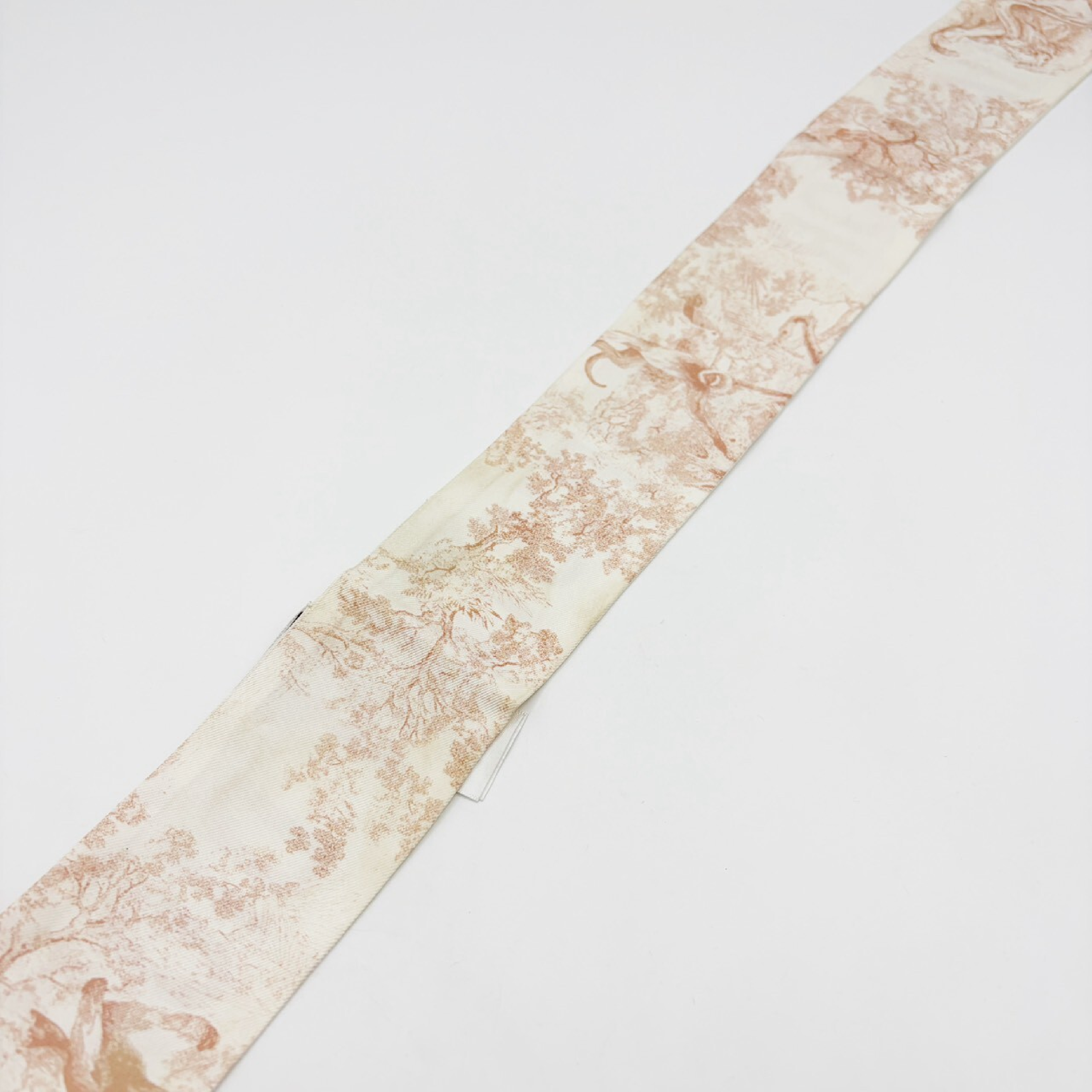 Mitzah scarf, Toile de Jouy pink belt — view 7
