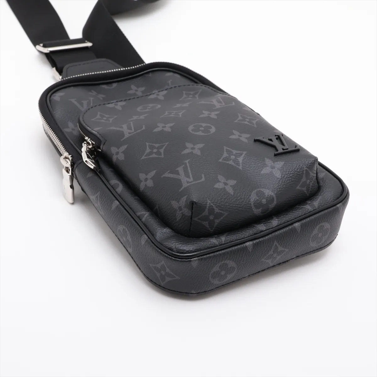 Monogram Eclipse Avenue Sling Bag M47137 Black (RFID detected) — view 4