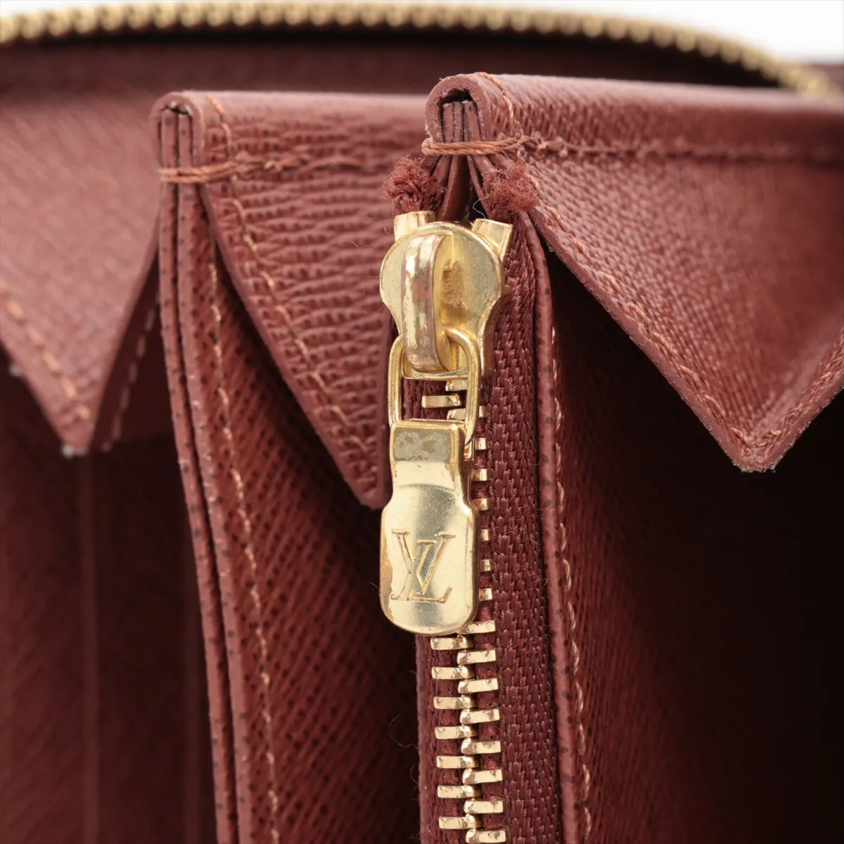 Monogram Zippy Wallet M42616 Brown Round Zip Wallet RFID Reactive — view 12