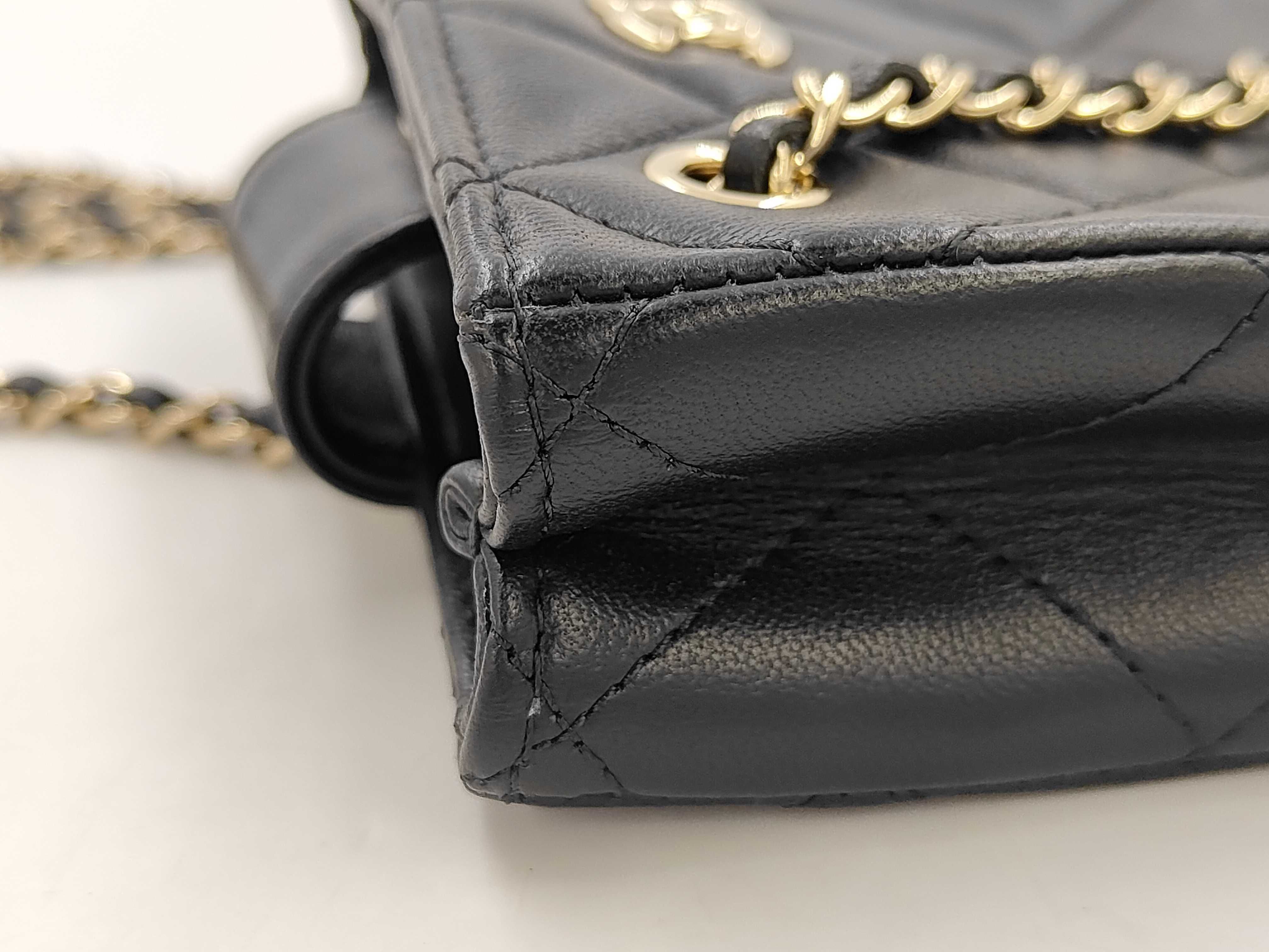Matelassé Chain Shoulder Bag — view 11