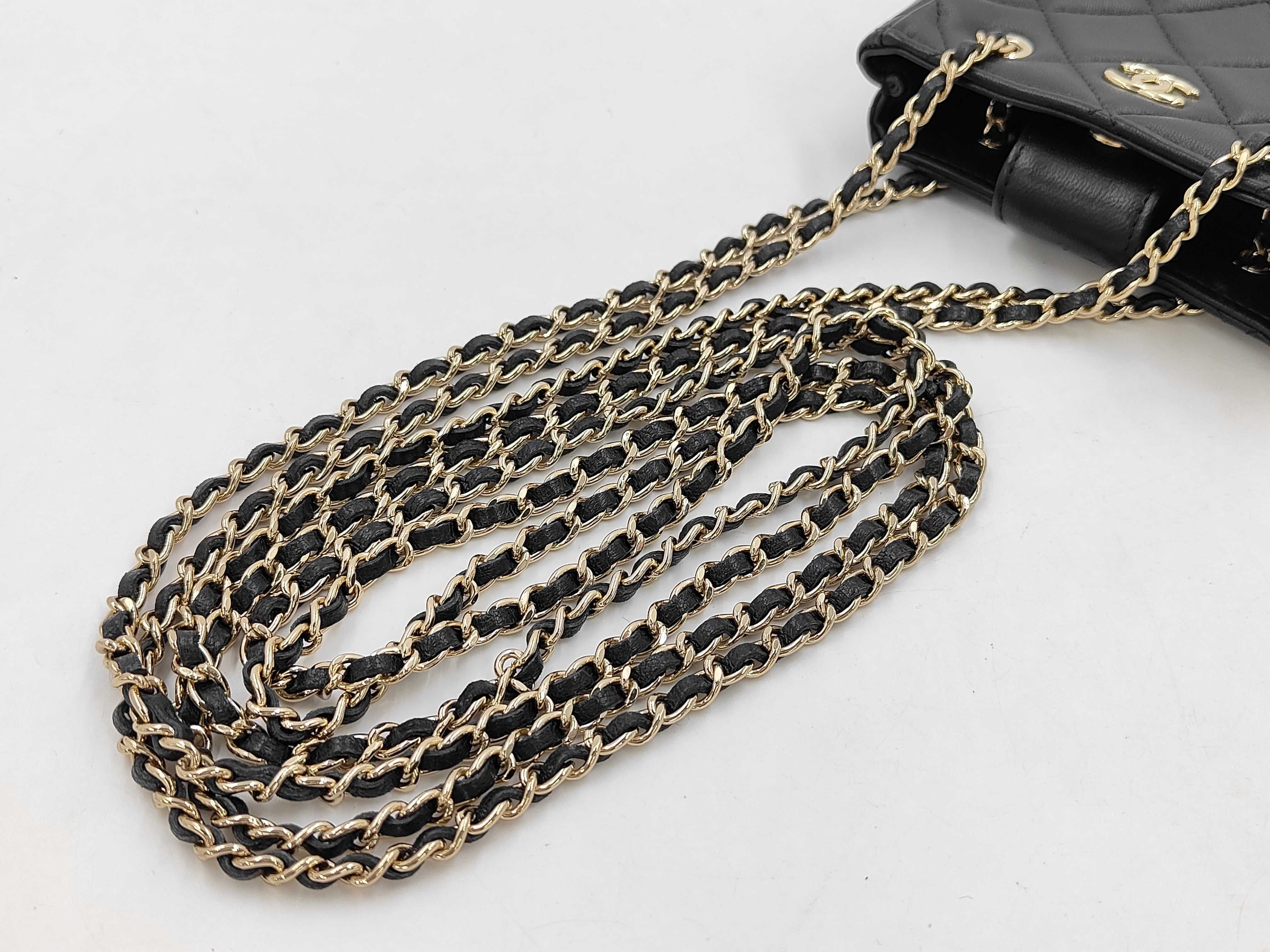 Matelassé Chain Shoulder Bag — view 3