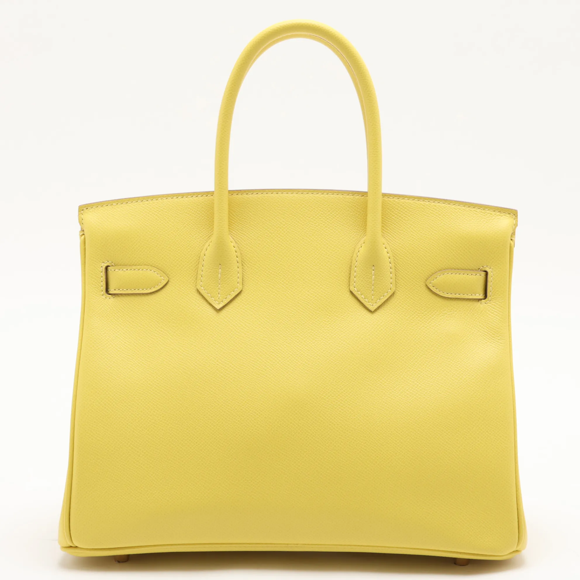 [Individually packaged] Hermes Birkin 30 Letournée Veau Epsom Jaune Citron Gold Hardware D:2019 — view 2