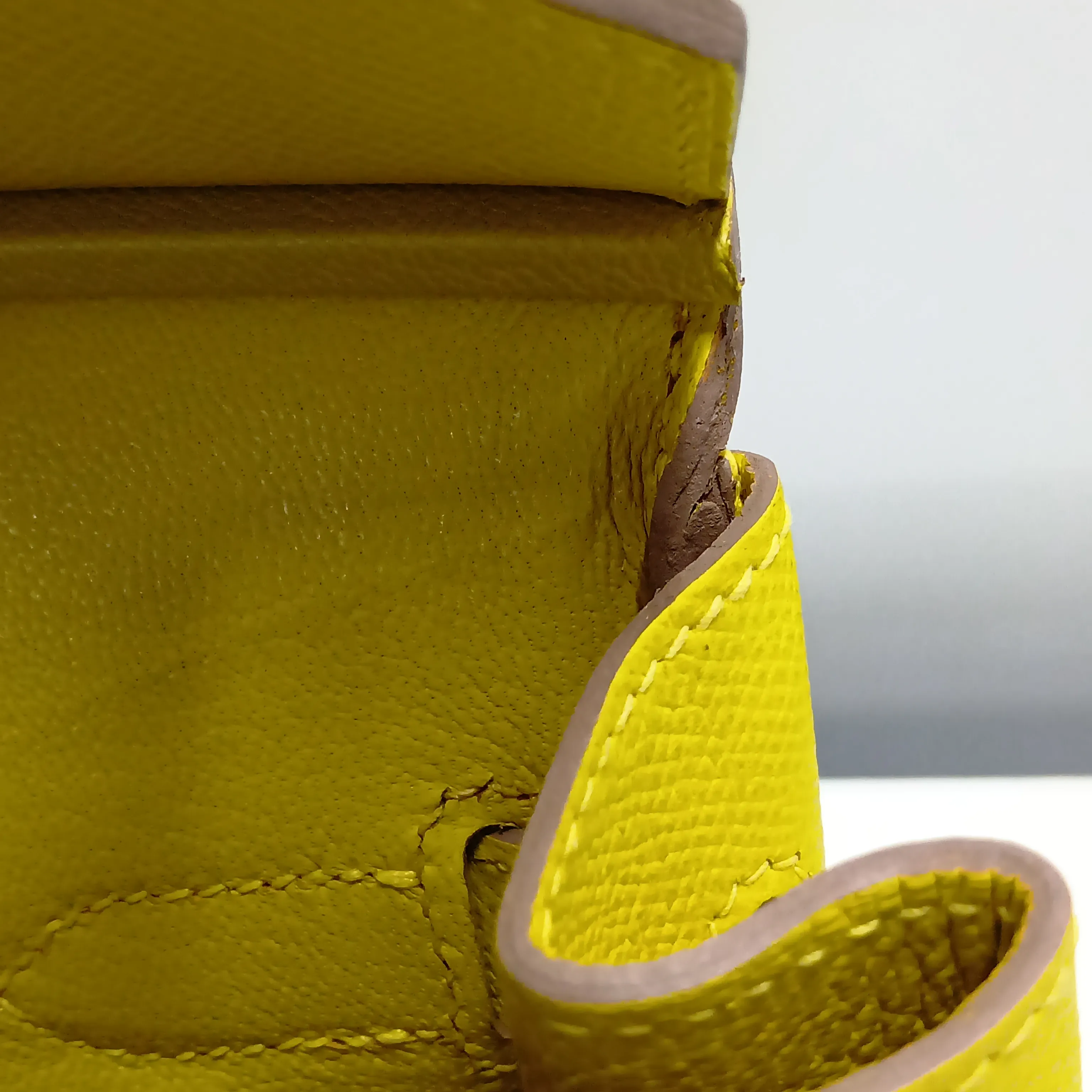 [Individually packaged] Hermes Birkin 30 Letournée Veau Epsom Jaune Citron Gold Hardware D:2019 — view 12