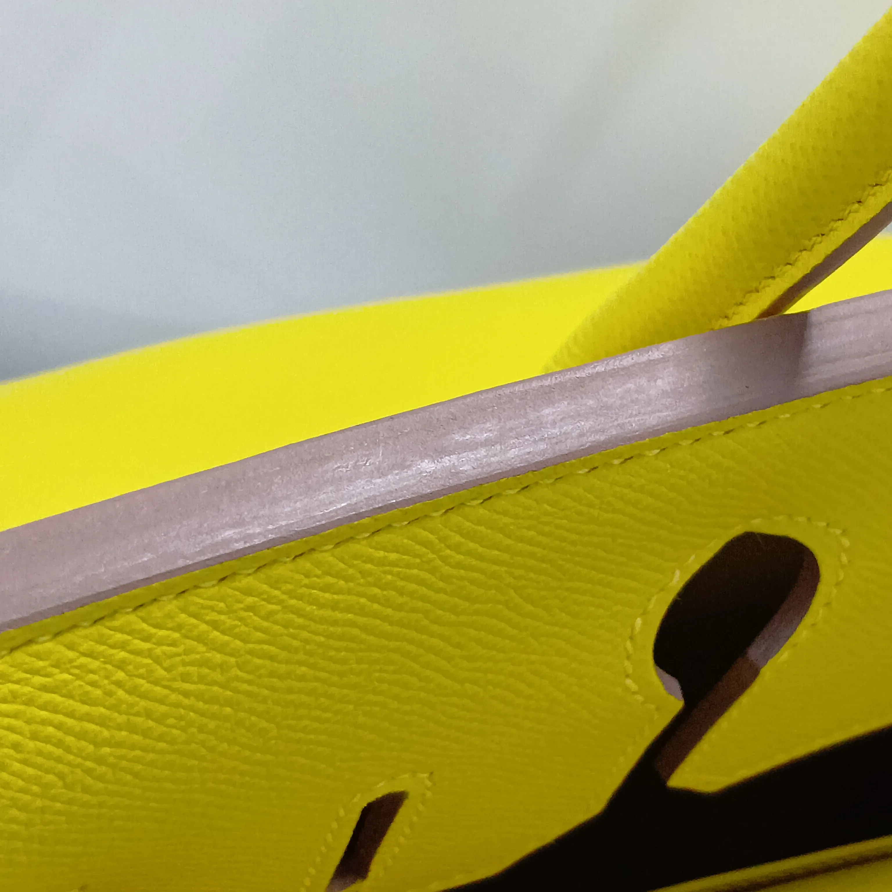 [Individually packaged] Hermes Birkin 30 Letournée Veau Epsom Jaune Citron Gold Hardware D:2019 — view 14