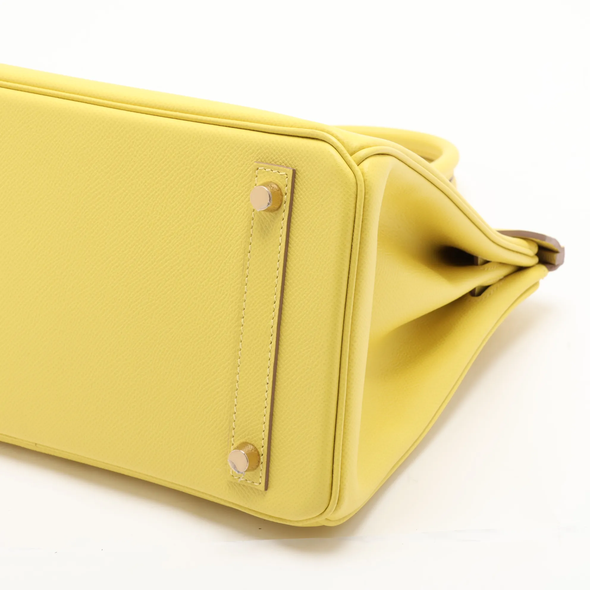 [Individually packaged] Hermes Birkin 30 Letournée Veau Epsom Jaune Citron Gold Hardware D:2019 — view 3