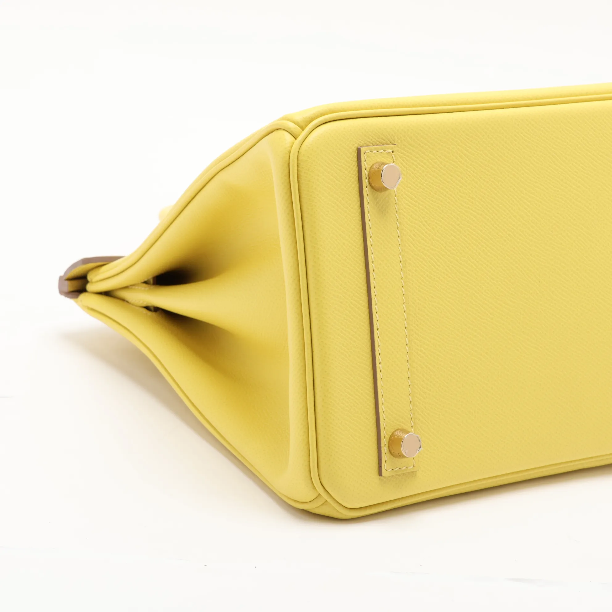 [Individually packaged] Hermes Birkin 30 Letournée Veau Epsom Jaune Citron Gold Hardware D:2019 — view 4