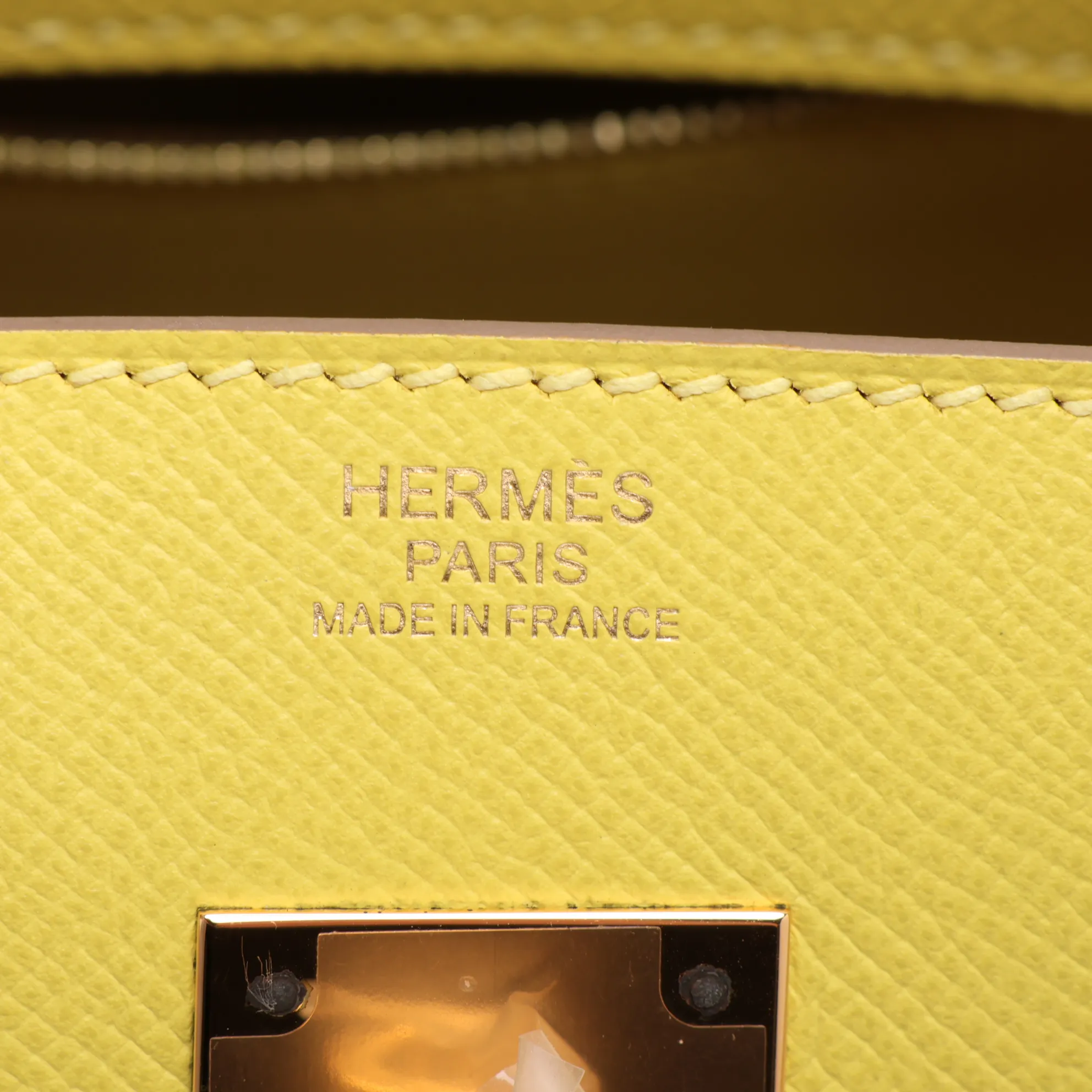 [Individually packaged] Hermes Birkin 30 Letournée Veau Epsom Jaune Citron Gold Hardware D:2019 — view 10