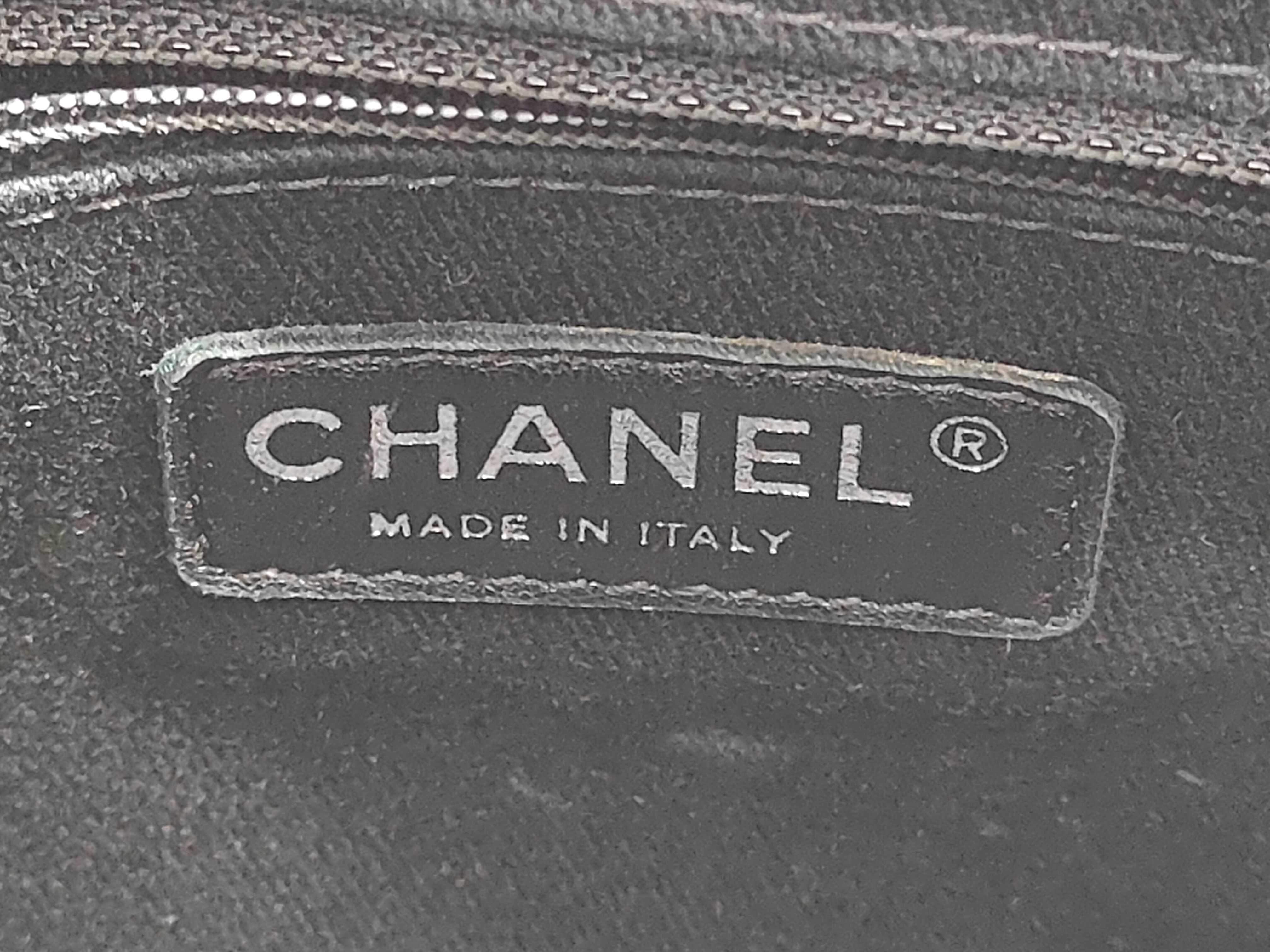 enamel patent chain tote bag — view 10