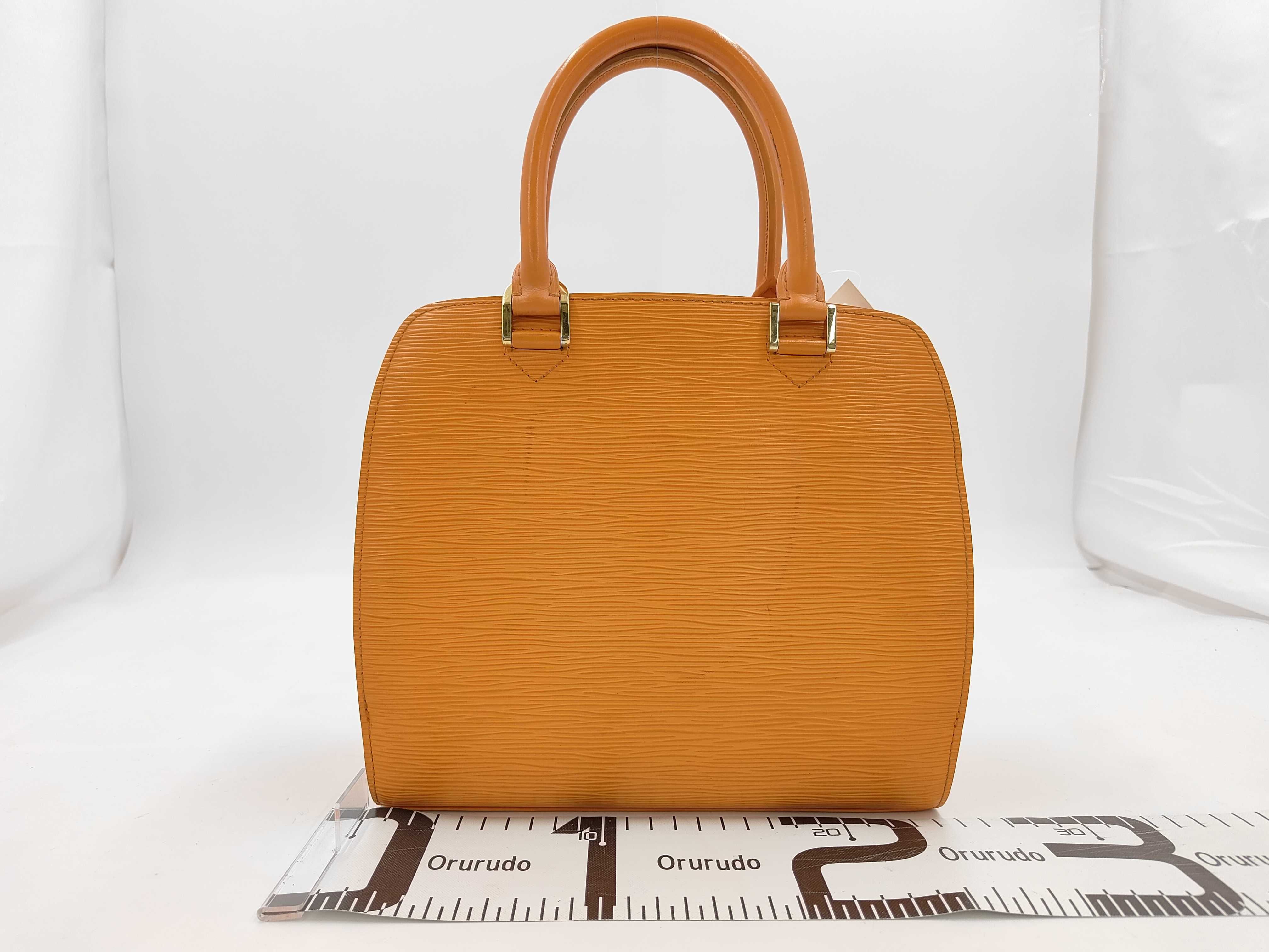 Epi Pont Neuf Orange Handbag — view 2