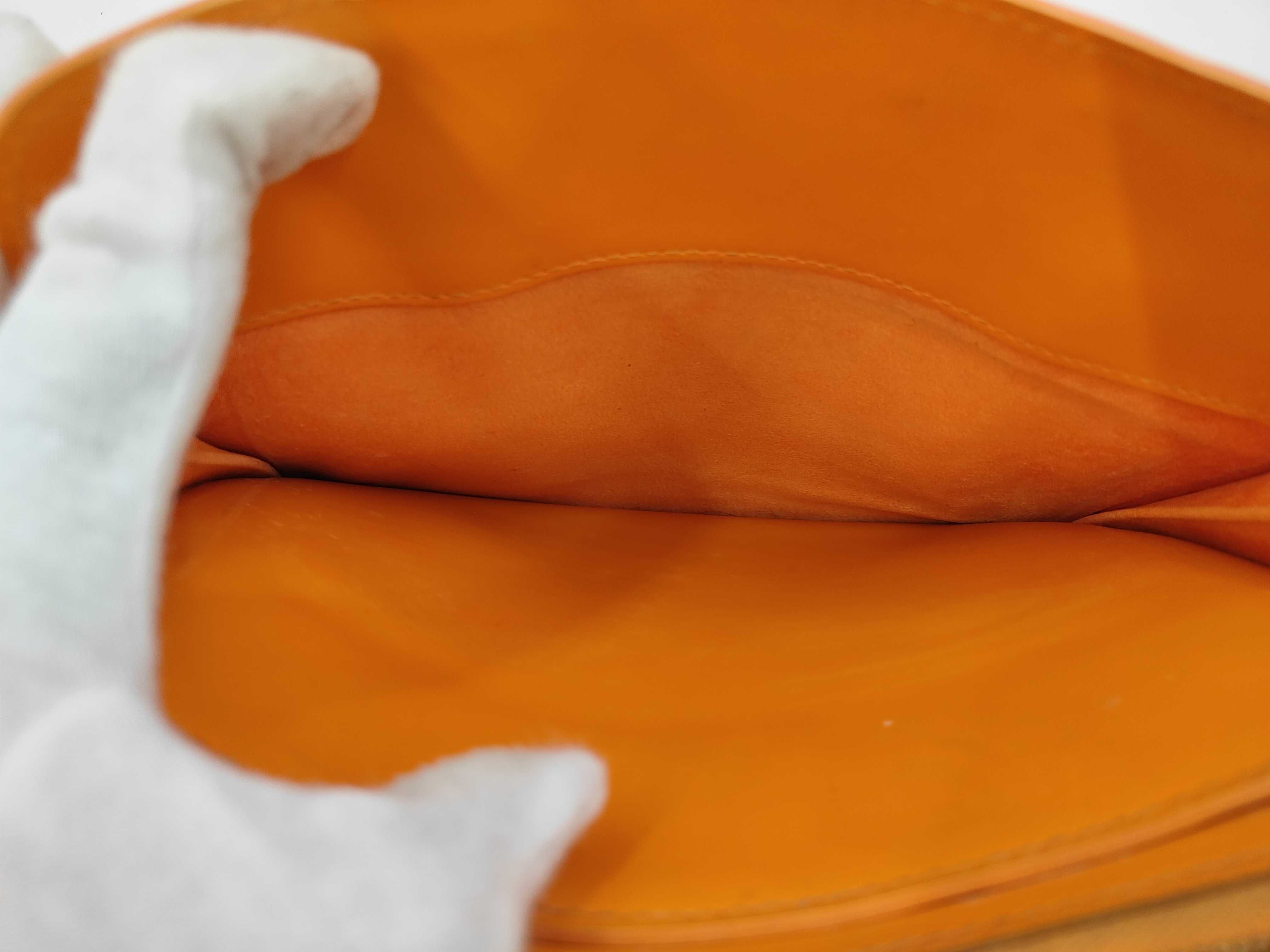 Epi Pont Neuf Orange Handbag — view 12