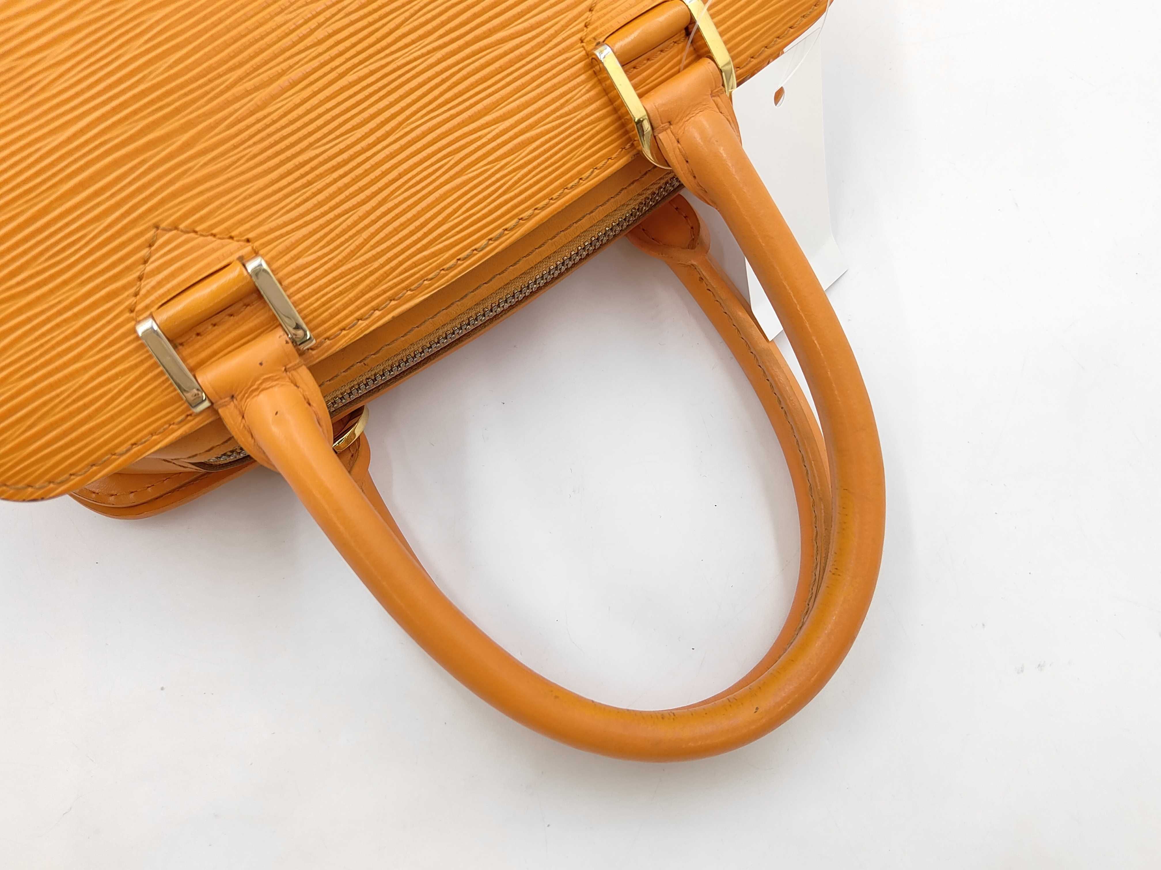 Epi Pont Neuf Orange Handbag — view 3
