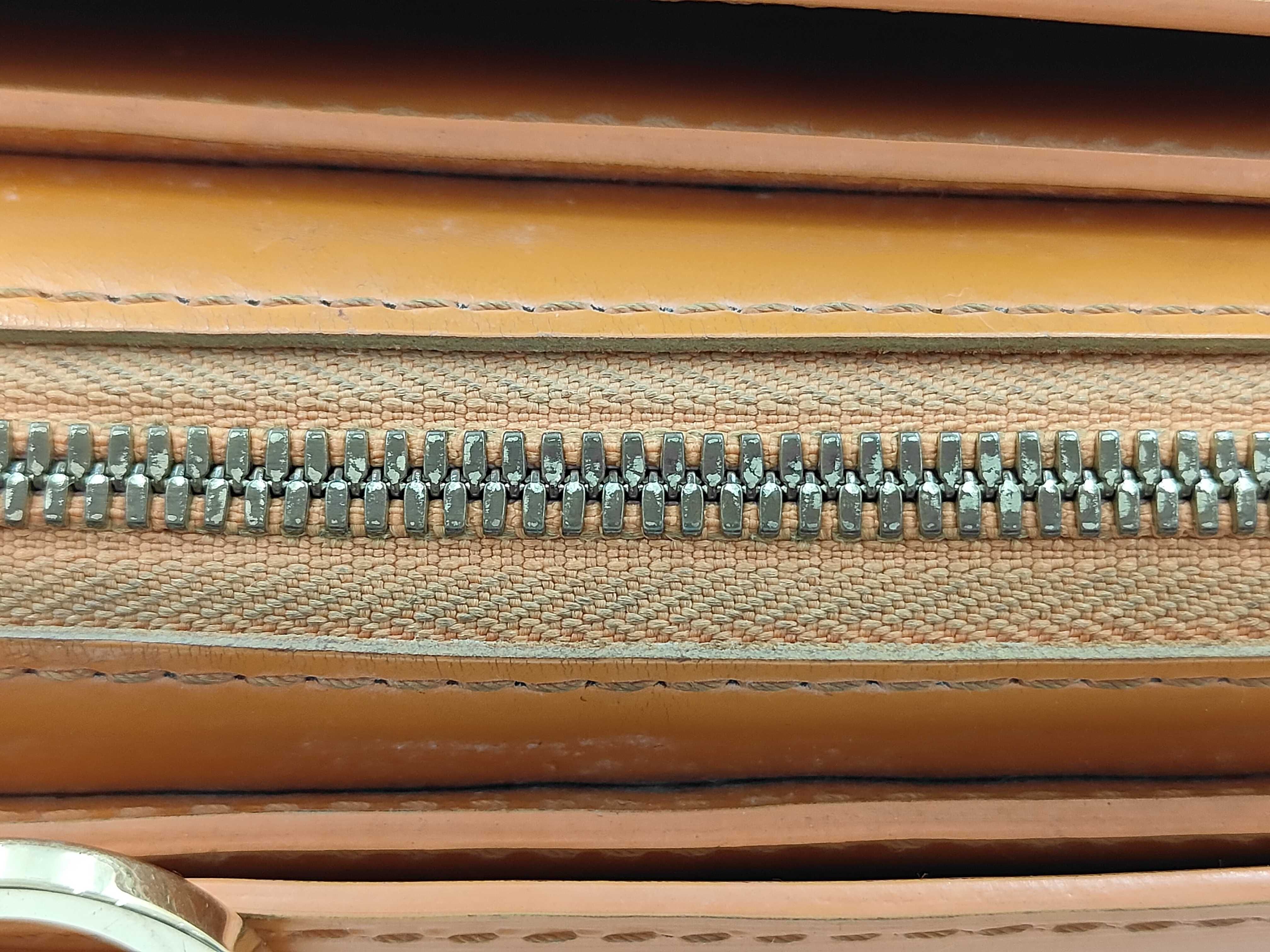 Epi Pont Neuf Orange Handbag — view 6