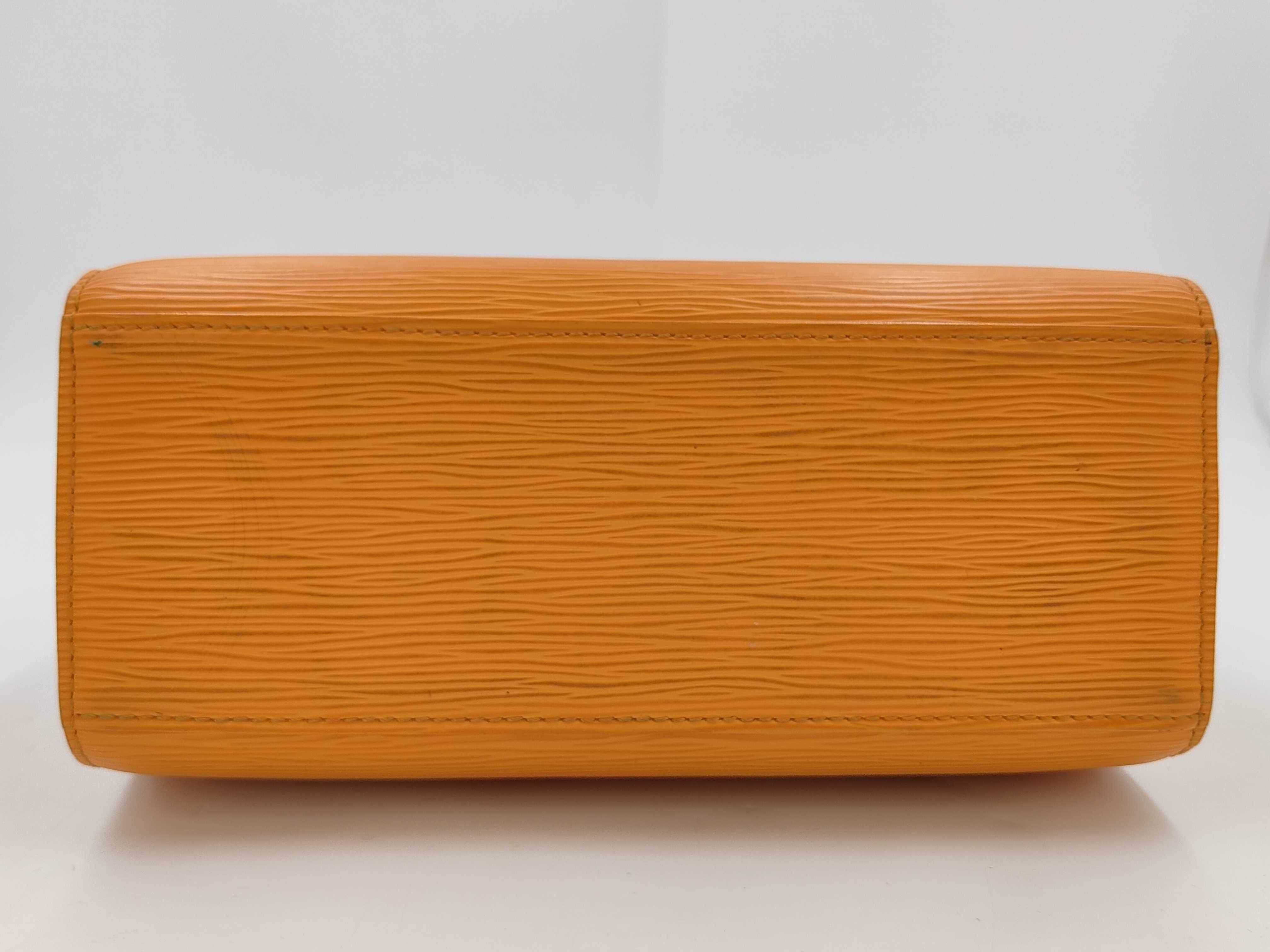 Epi Pont Neuf Orange Handbag — view 7