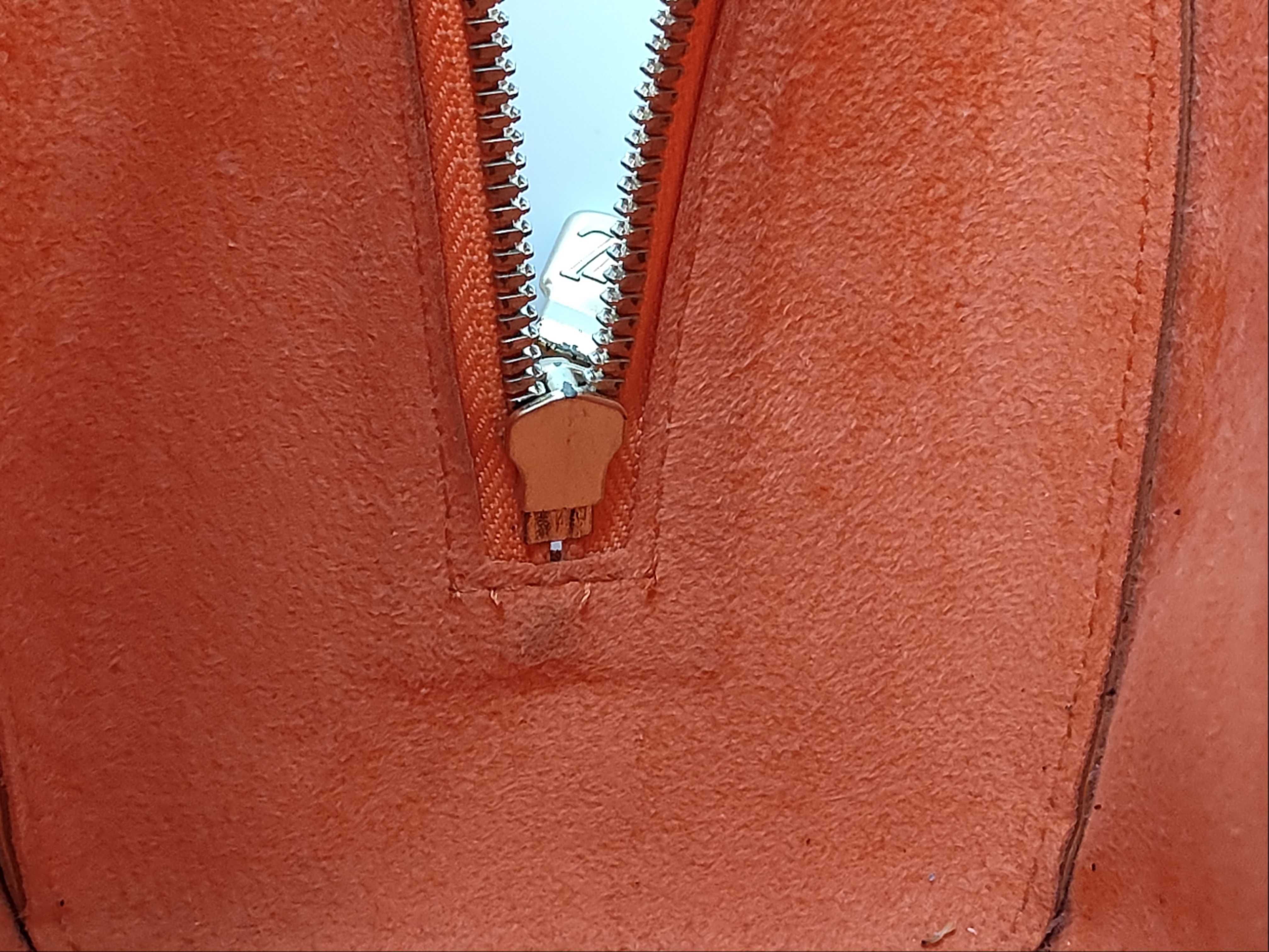 Epi Pont Neuf Orange Handbag — view 9