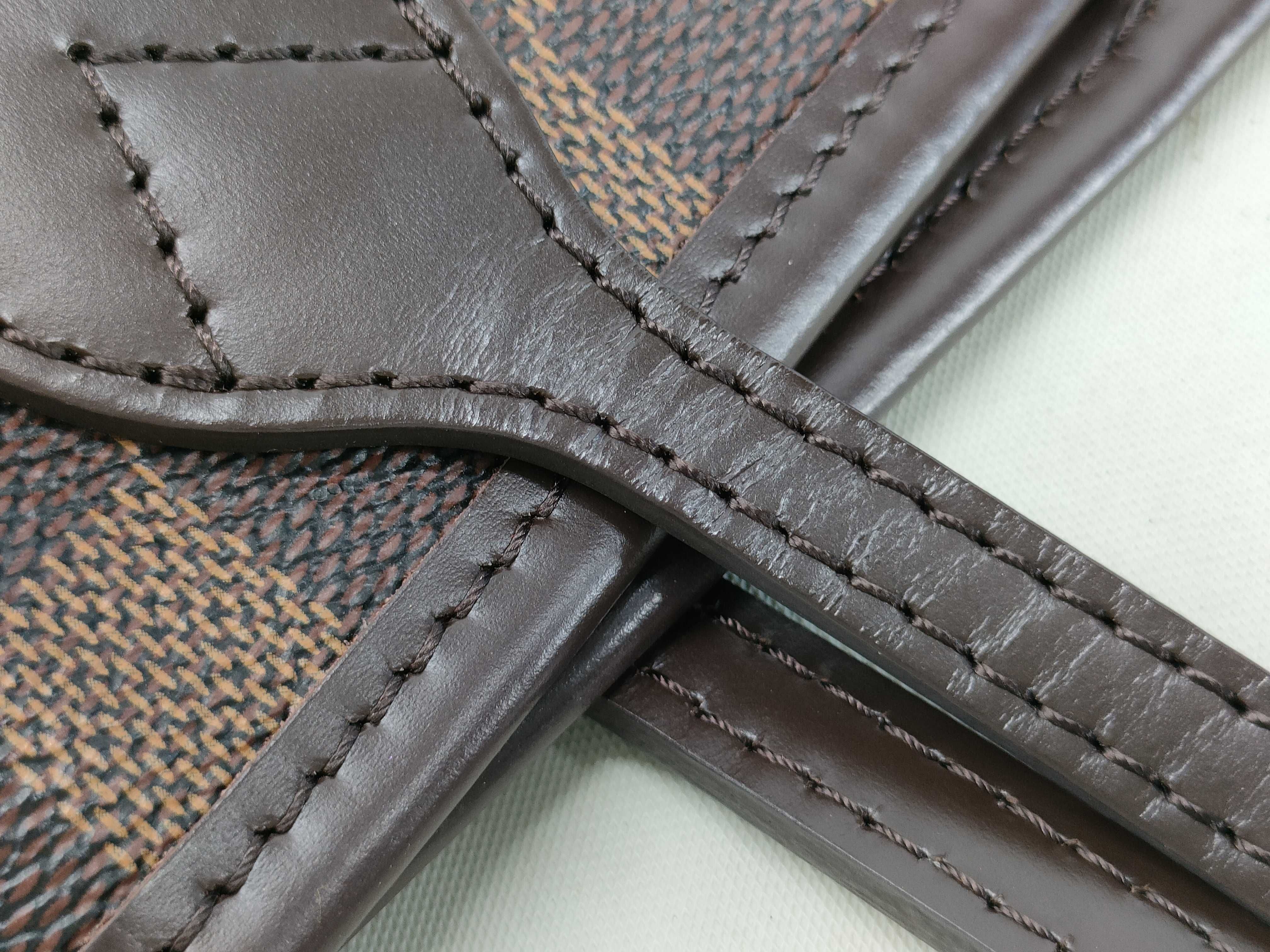 Damier Vuitton N51109 Neverfull PM Coated Canvas EBENE GOLD Damier AR4133 Tote Bag — view 15