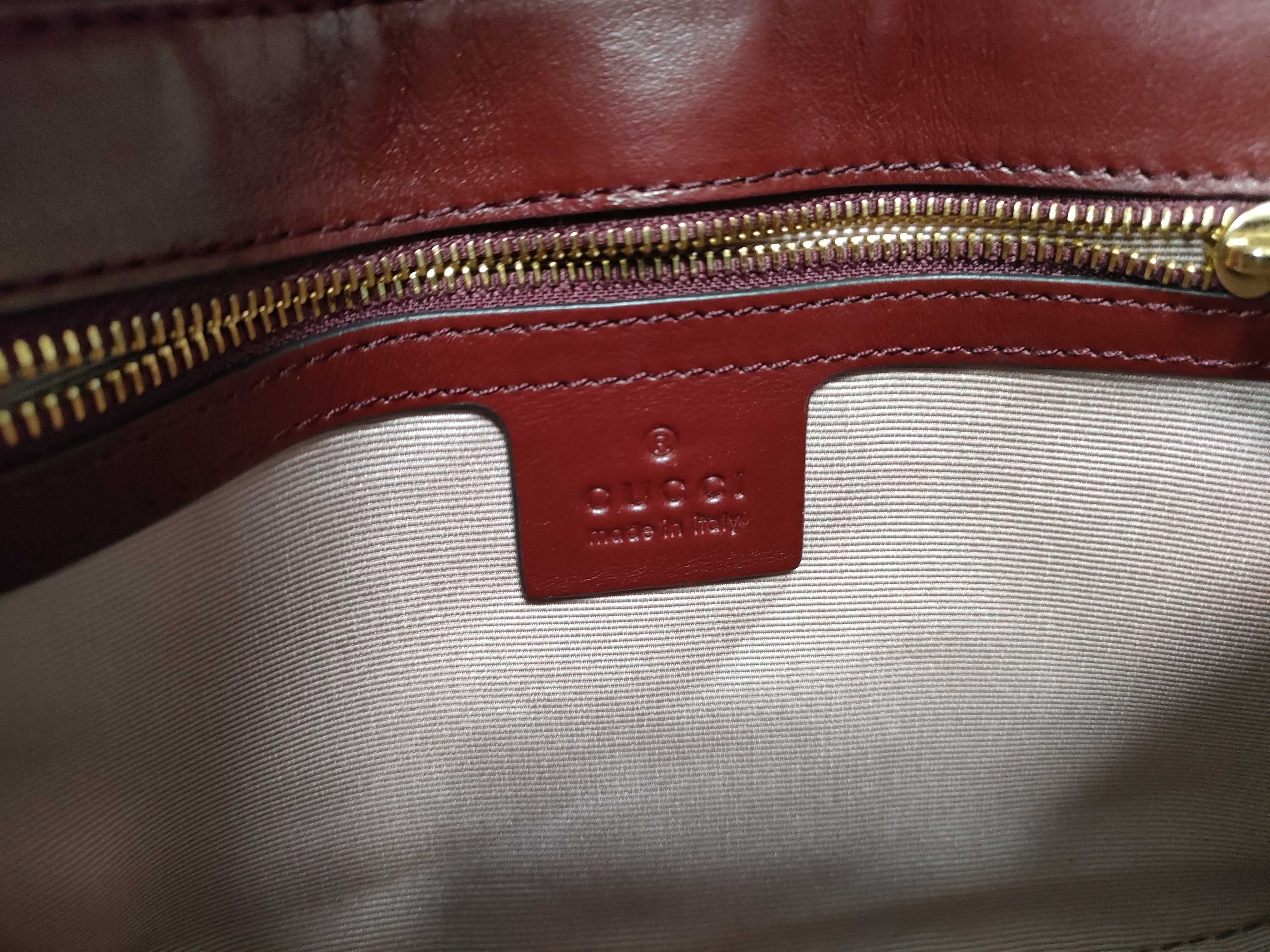 550129 Ally GG Marmont Shoulder Bag Leather Shoulder Bag — view 13