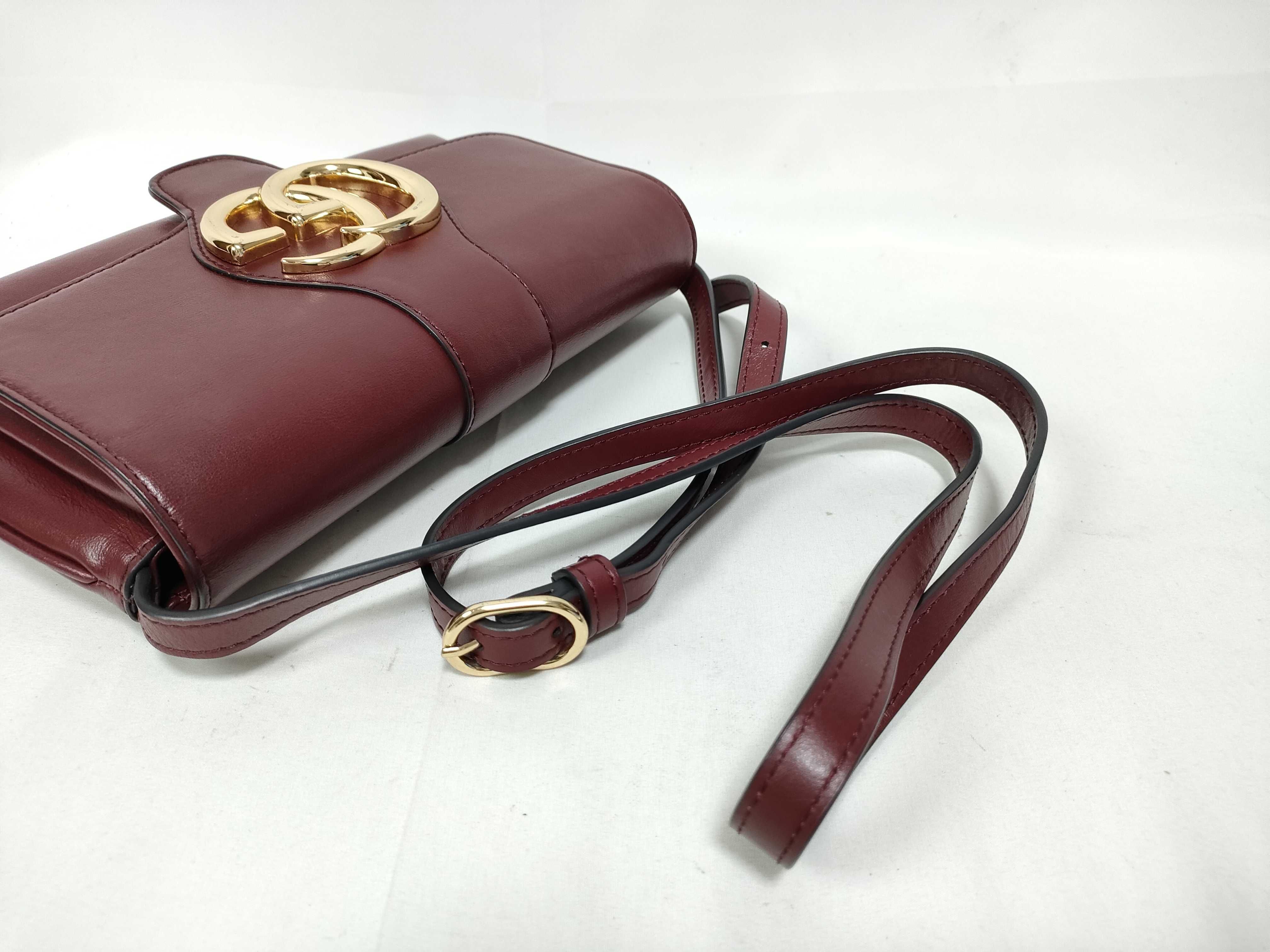 550129 Ally GG Marmont Shoulder Bag Leather Shoulder Bag — view 7