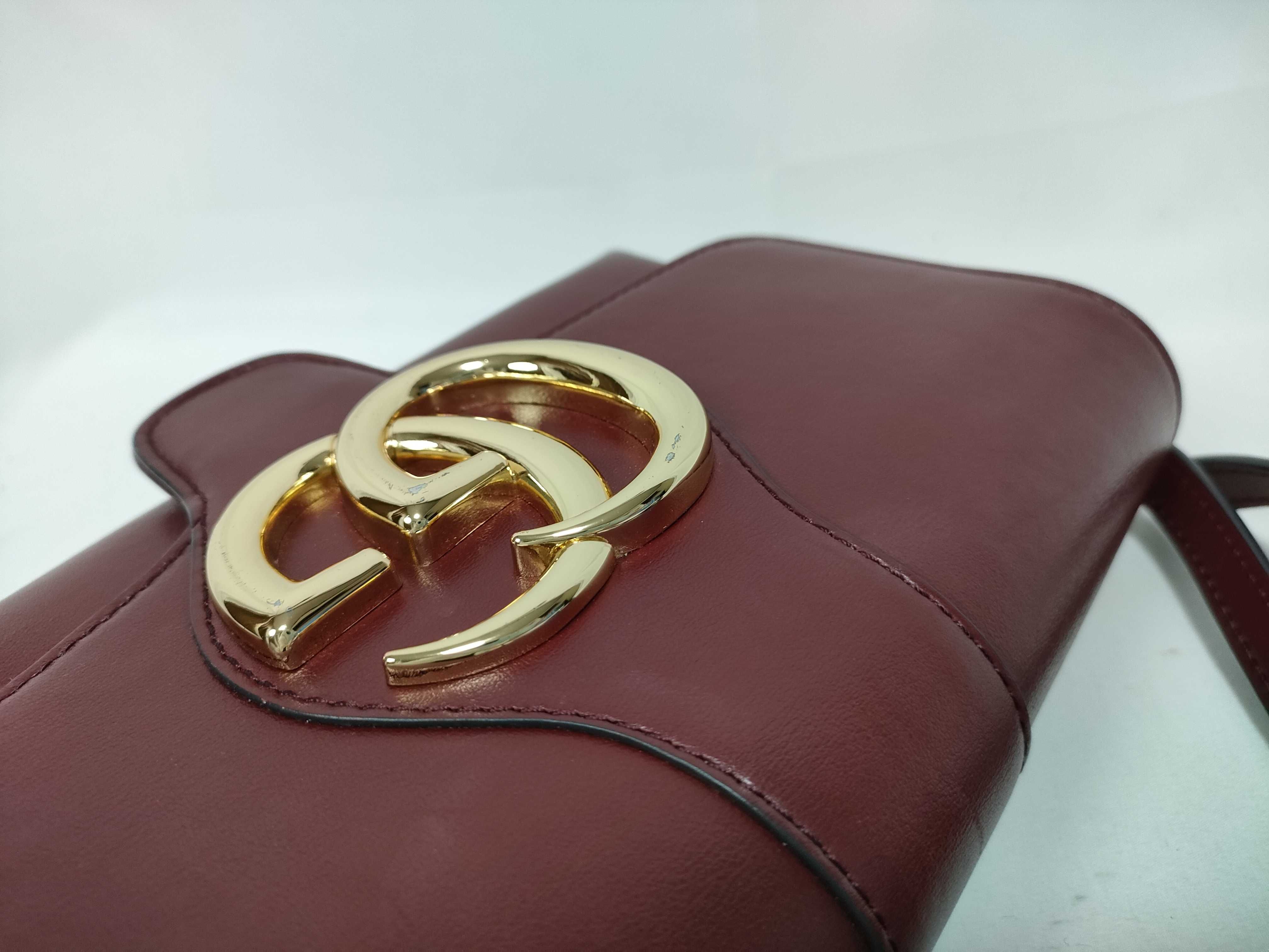 550129 Ally GG Marmont Shoulder Bag Leather Shoulder Bag — view 9