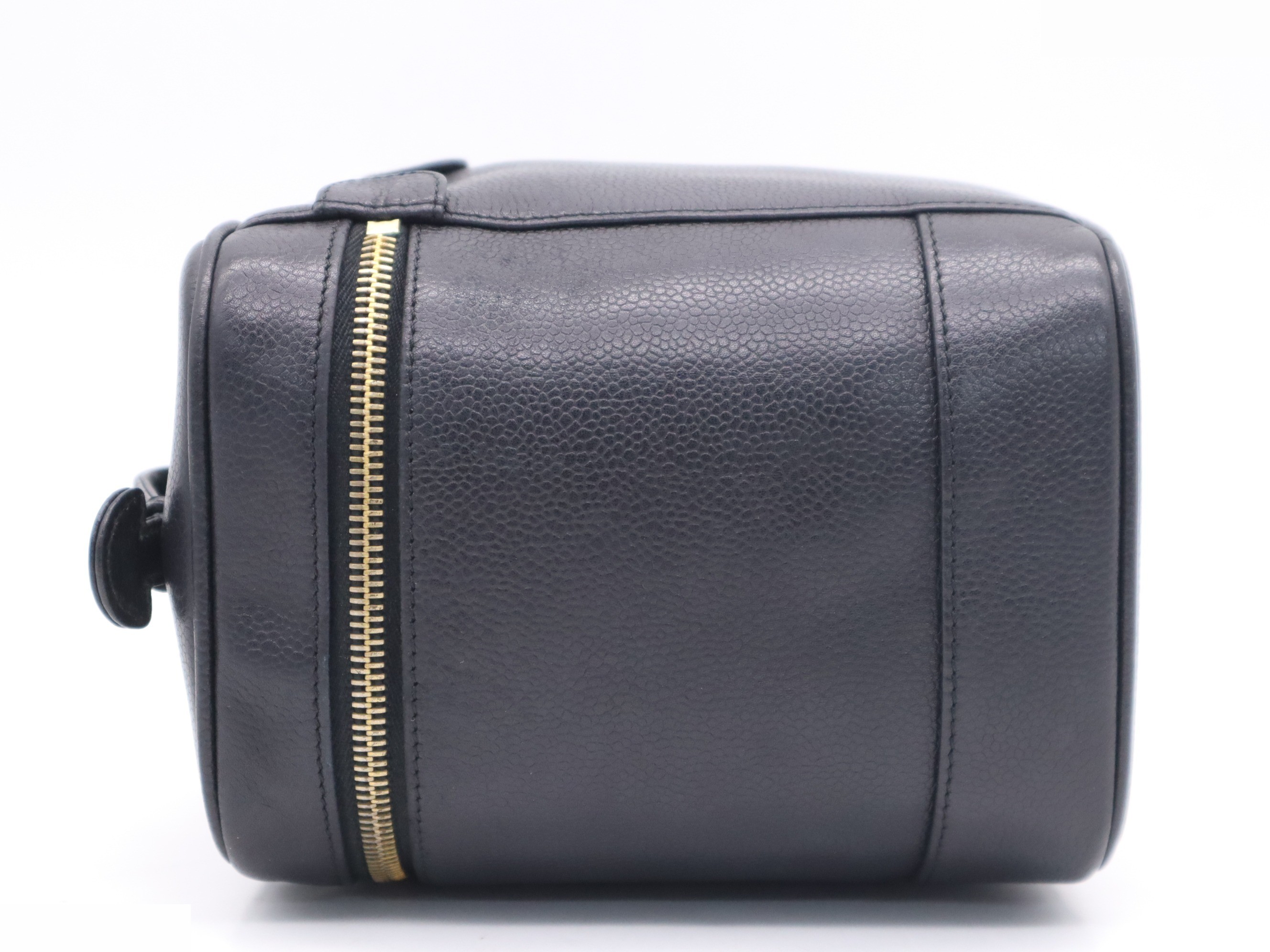 Coco Mark Vanity Bag, Black, Gold Hardware, with Sticker — view 3