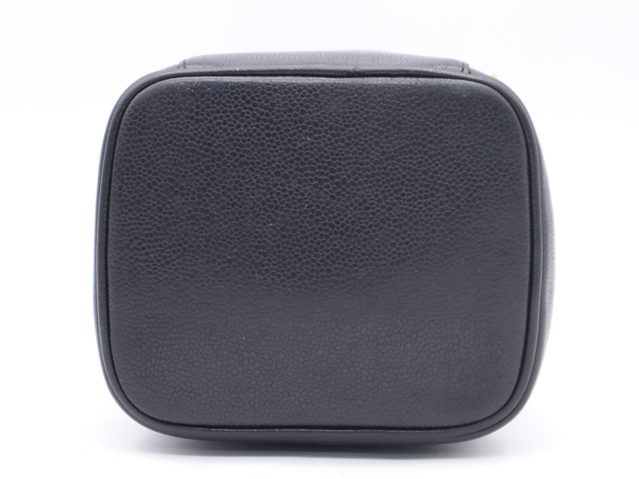 Coco Mark Vanity Bag, Black, Gold Hardware, with Sticker — view 4