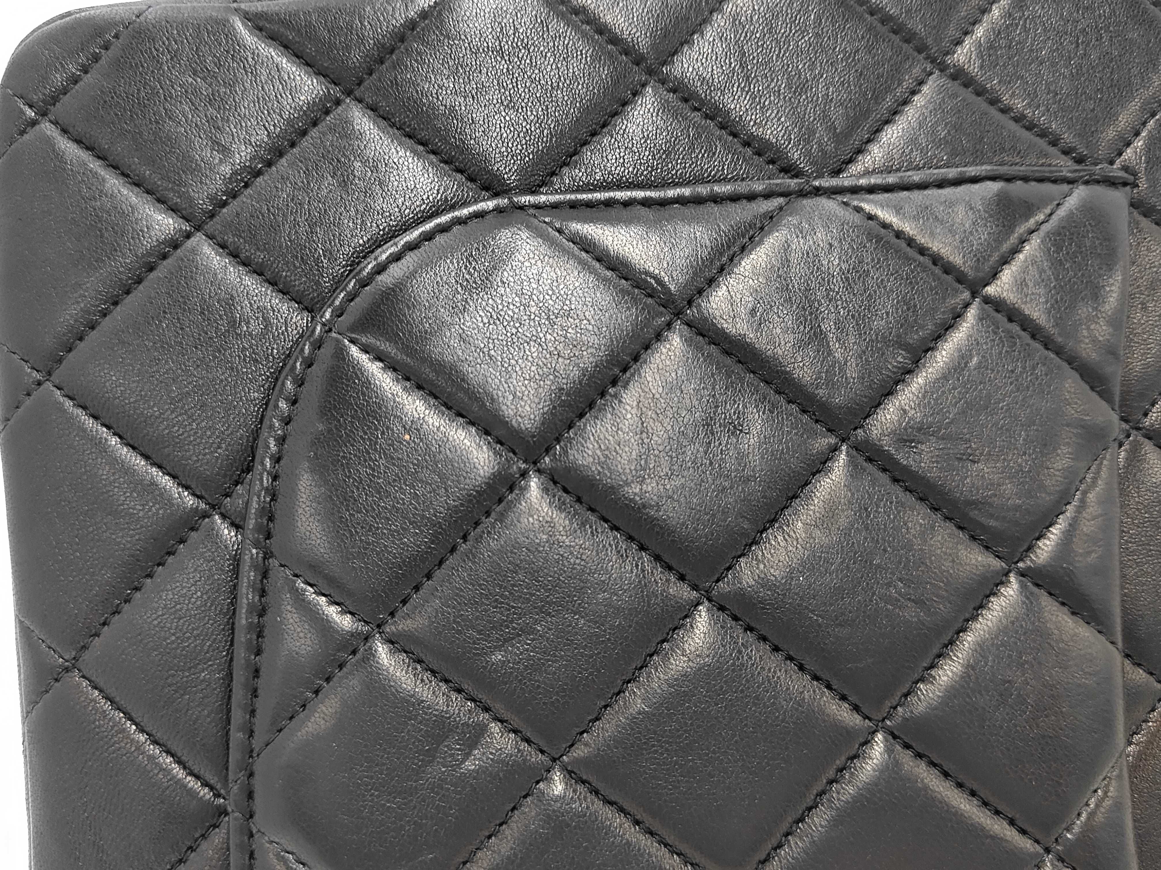 Large Matelassé Lambskin Shoulder Bag — view 12