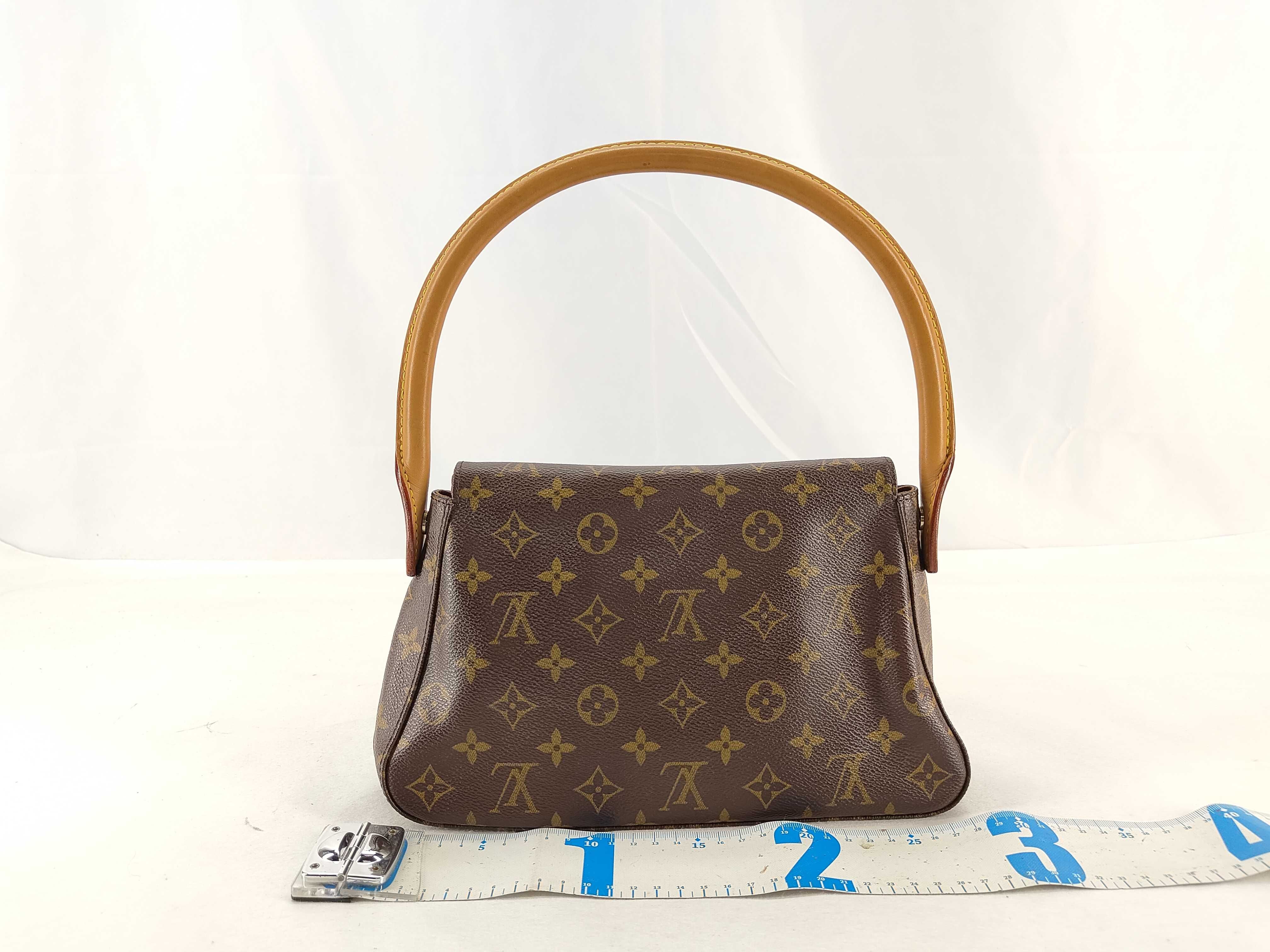 Monogram Louis Vuitton One-Shoulder Mini Looping Handbag — view 2
