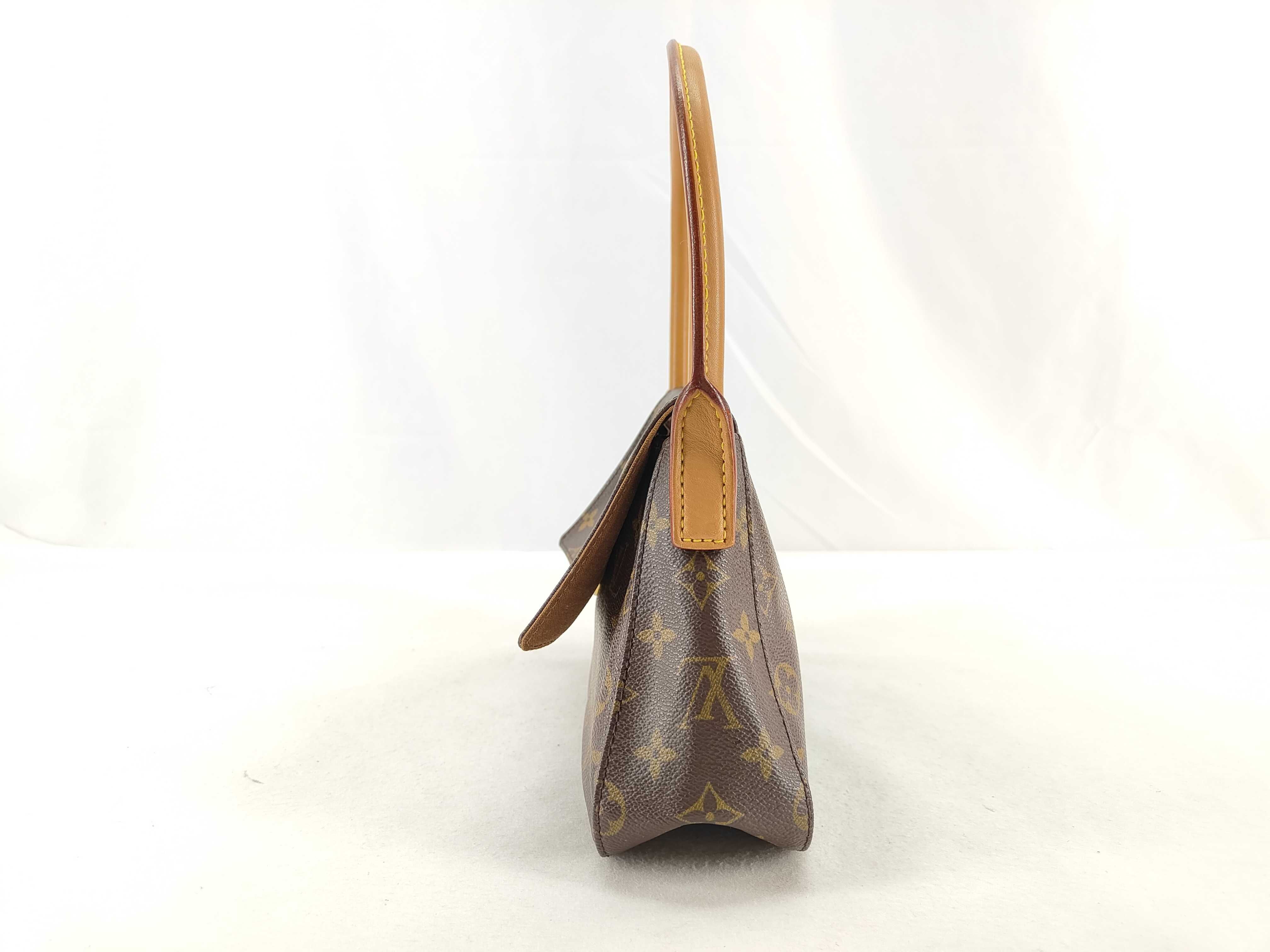 Monogram Louis Vuitton One-Shoulder Mini Looping Handbag — view 3