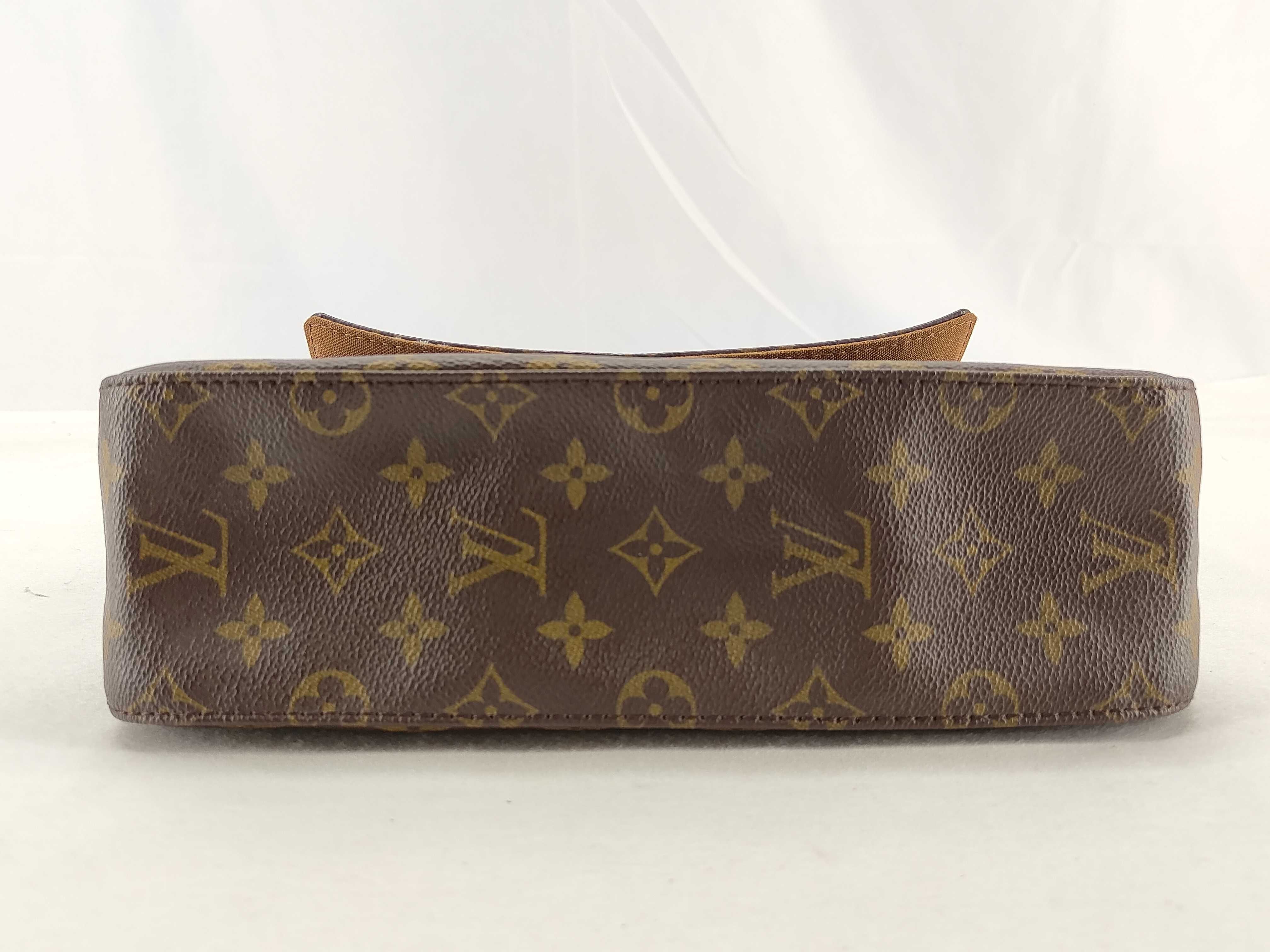 Monogram Louis Vuitton One-Shoulder Mini Looping Handbag — view 8