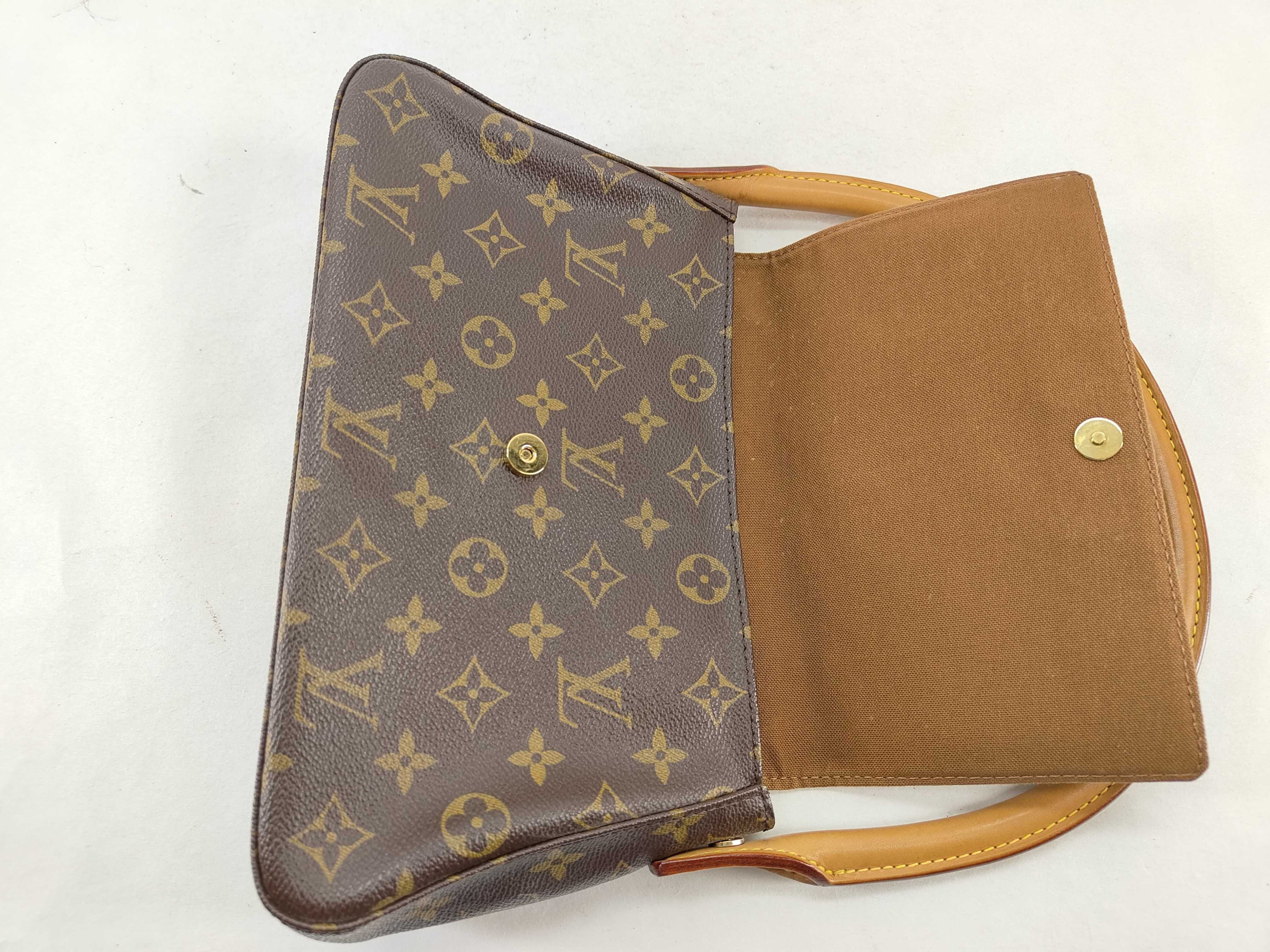 Monogram Louis Vuitton One-Shoulder Mini Looping Handbag — view 9