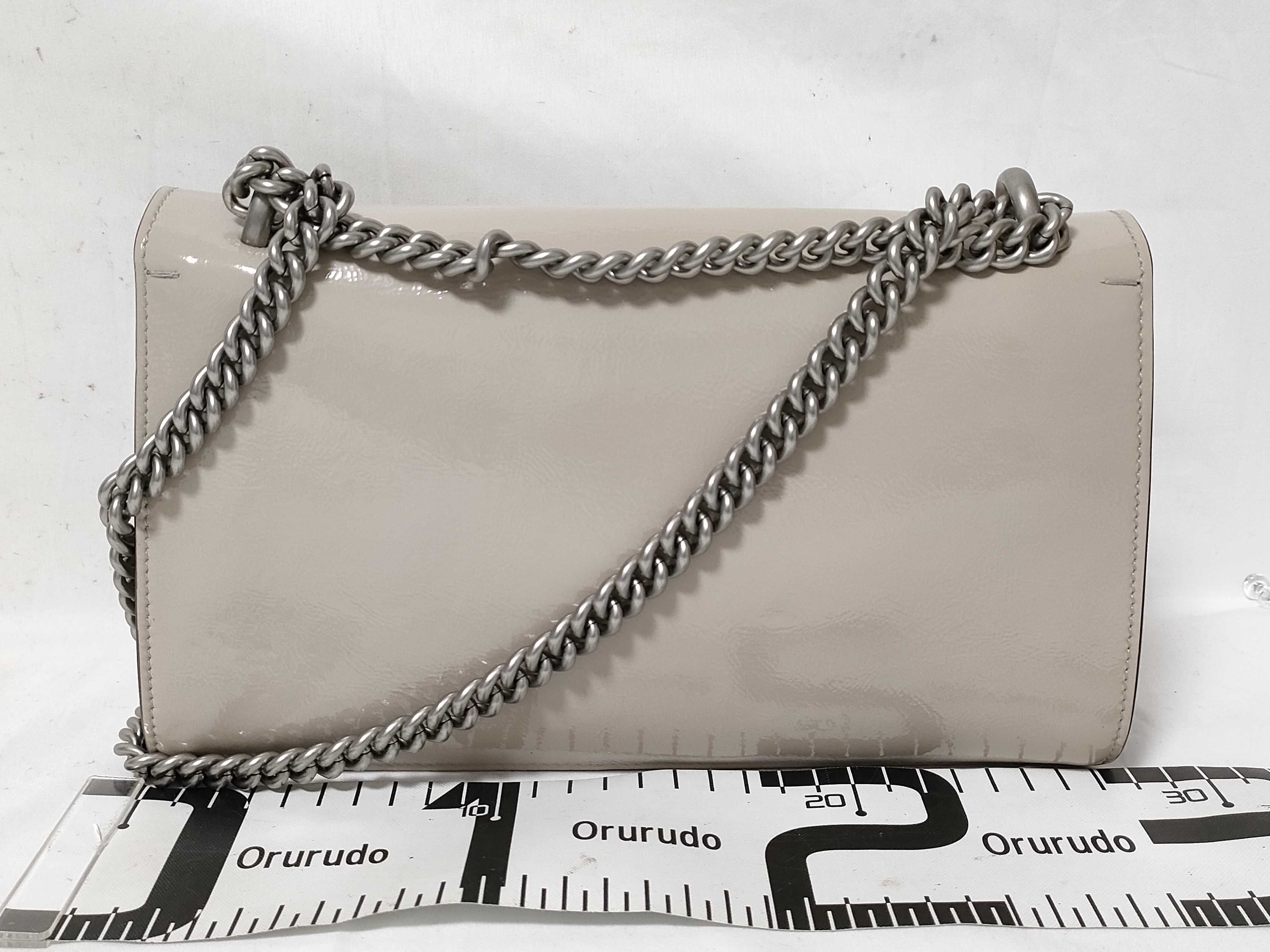 Dionysus Suede x Leather Chain Shoulder Bag, Beige, 400249 (Shoulder Bag) — view 2