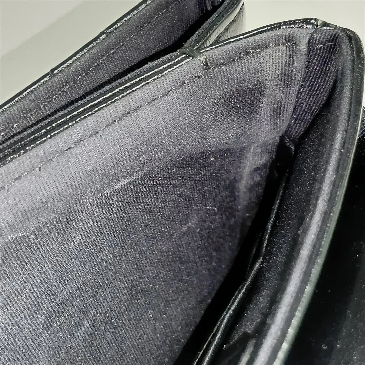Matelassé Lambskin Chain Shoulder Bag, Black with Gold Hardware, KT9G1204, Random Serial Number AP3373 — view 14