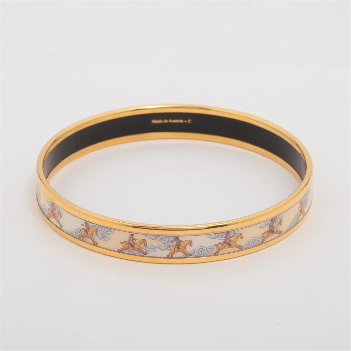 Email Bangle GM GP x Enamel Cream — view 2