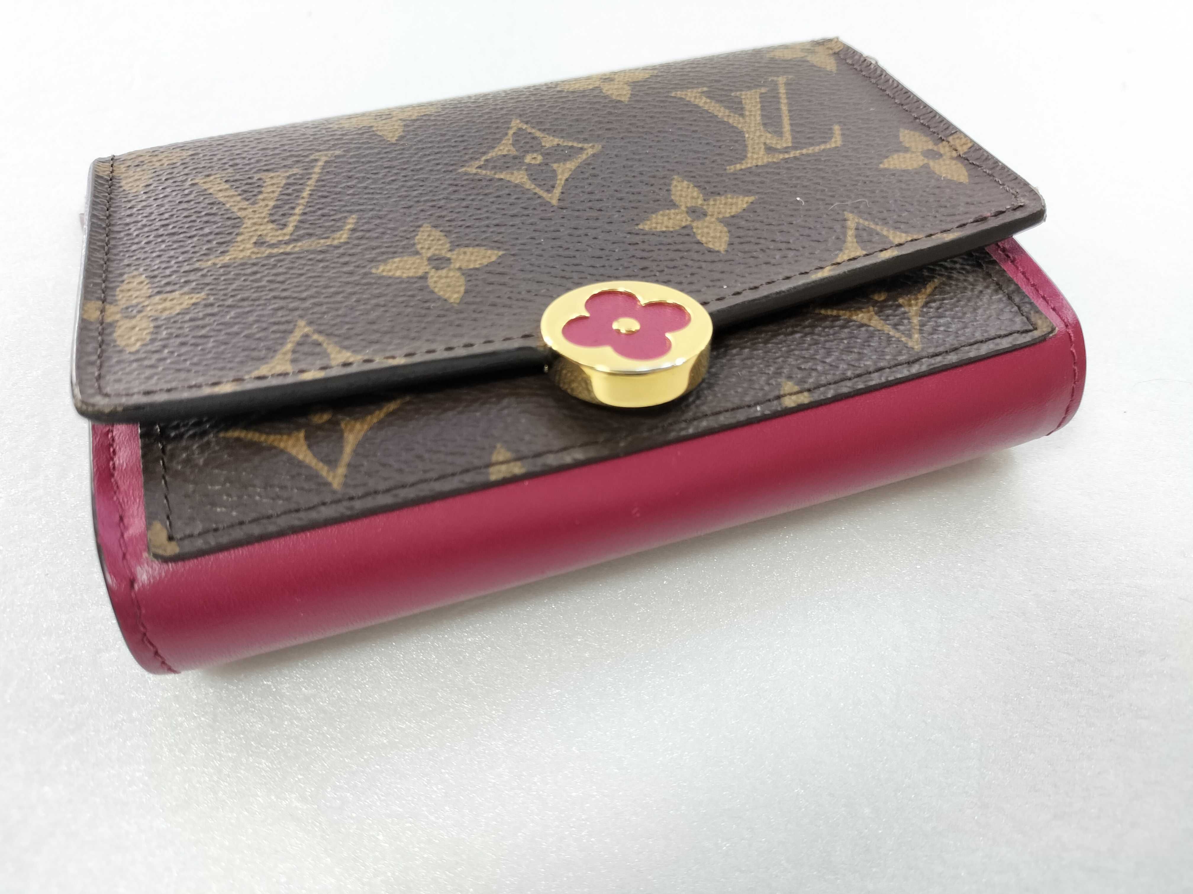 Monogram Flower Compact Wallet — view 5